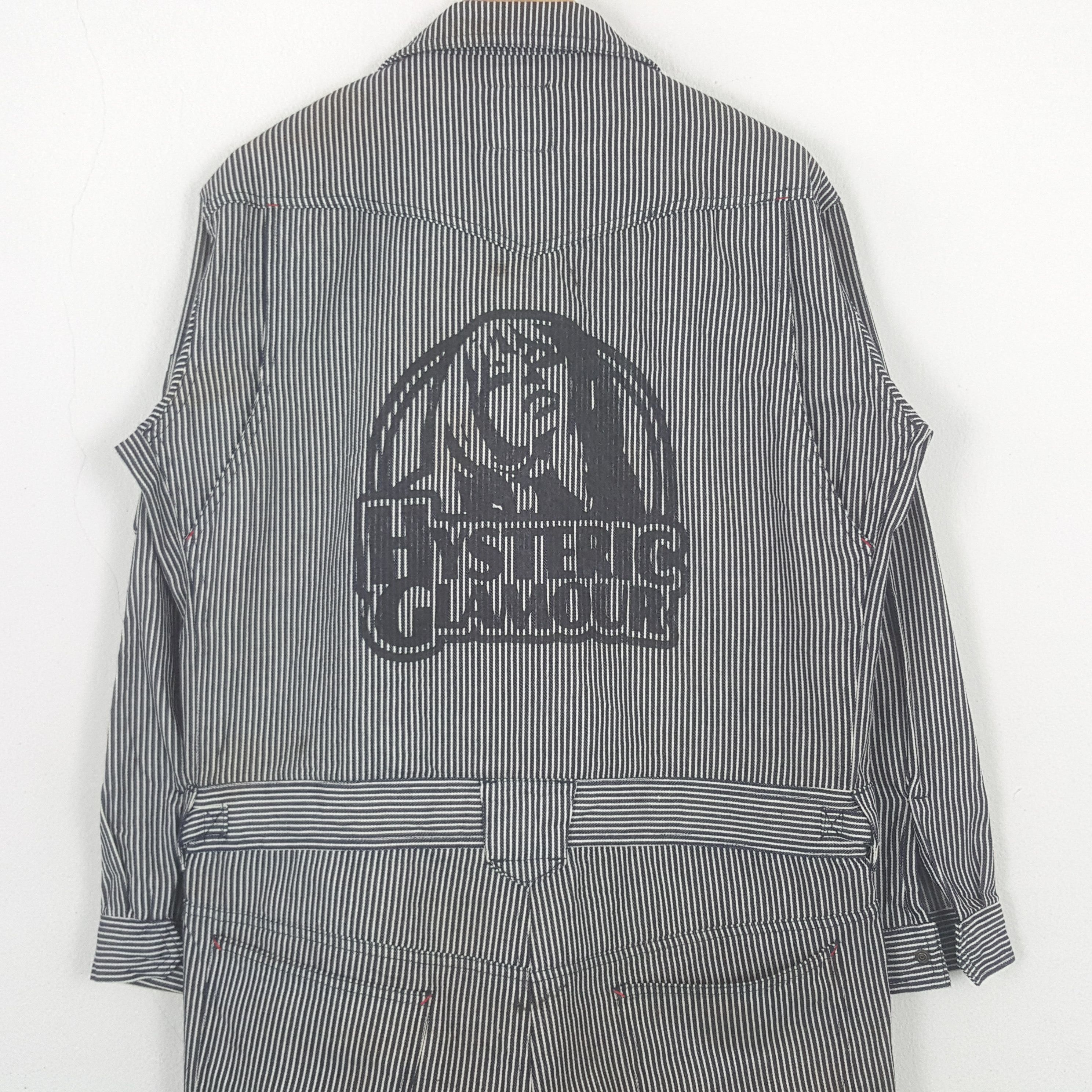 Japanese Brand Vintage Blue B Custom Hysteric Coverall Jacket C302N8 Size US L / EU 52-54 / 3 - 2 Thumbnail