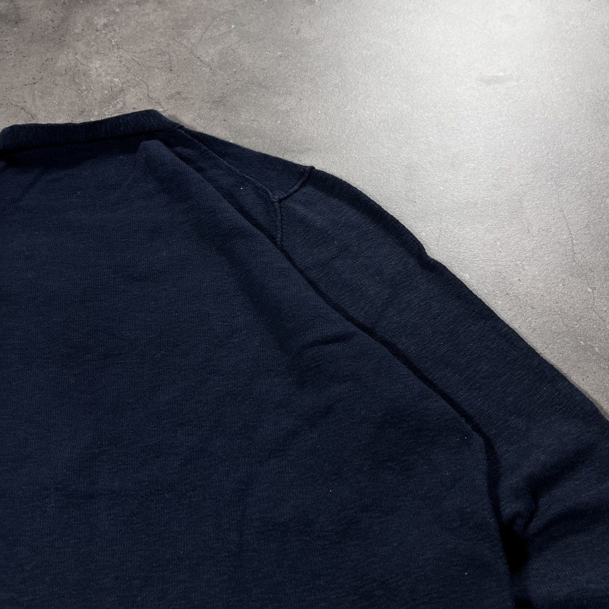 Stone Island Stone Island 00s Vintage Vneck Knit Sweater Massimo Osti Size US L / EU 52-54 / 3 - 15 Thumbnail