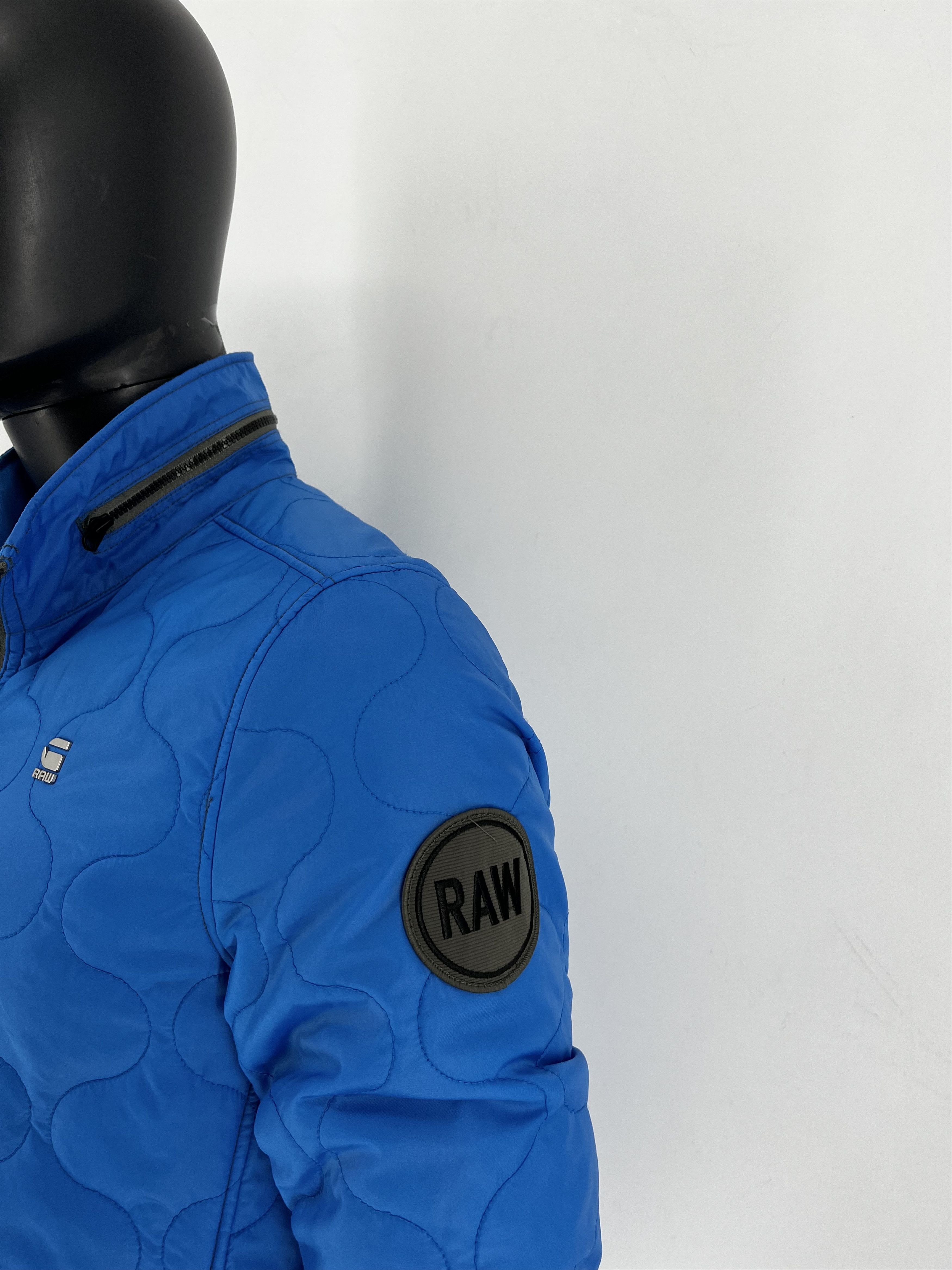 G-Star G-Star RAW Blue Quilted Zip Jacket Men’s Size M Size US M / EU 48-50 / 2 - 9 Thumbnail