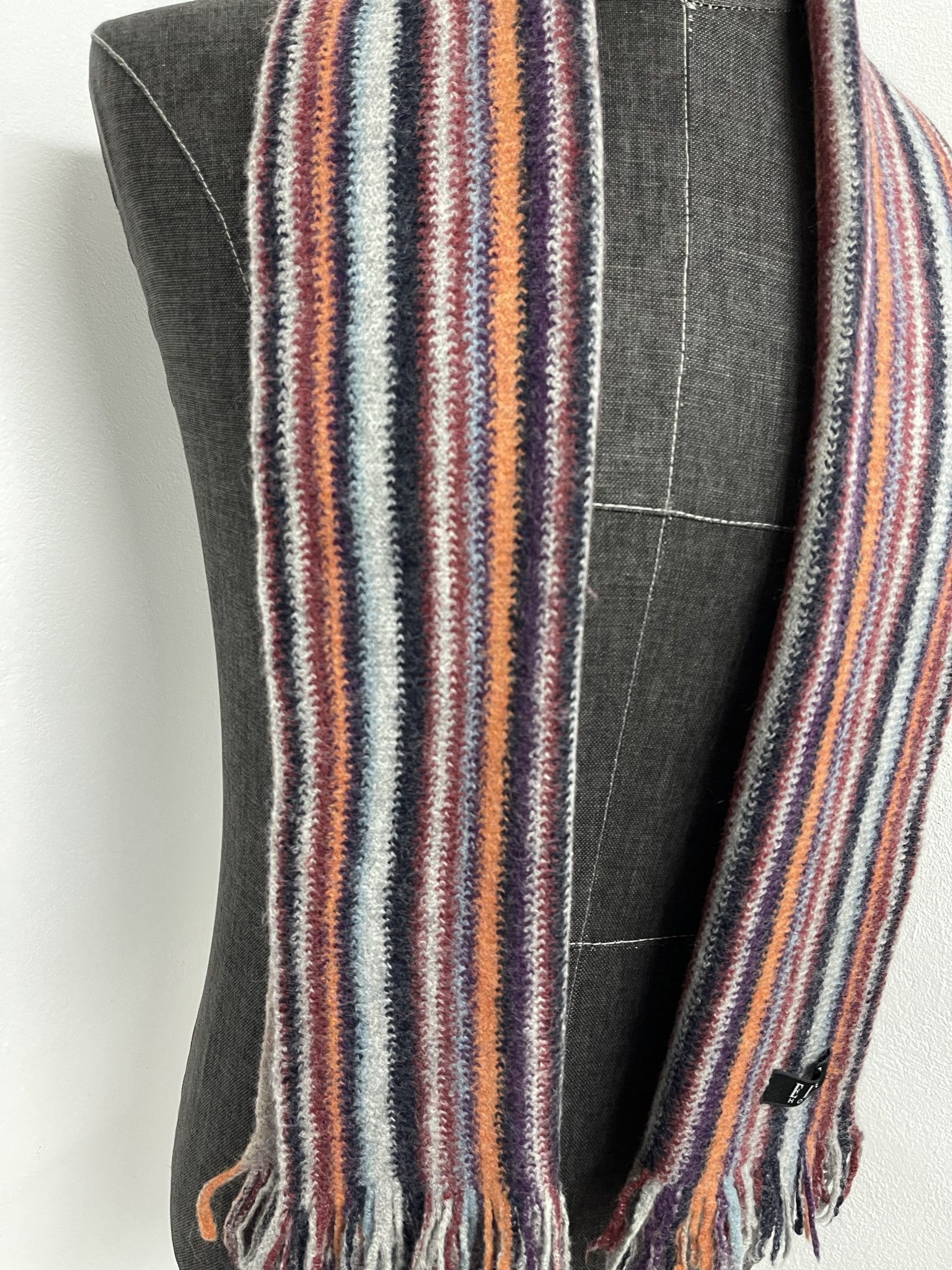 Vintage Vintage Elle Homme Scarf / Muffler - 6014 Size ONE SIZE - 3 Thumbnail