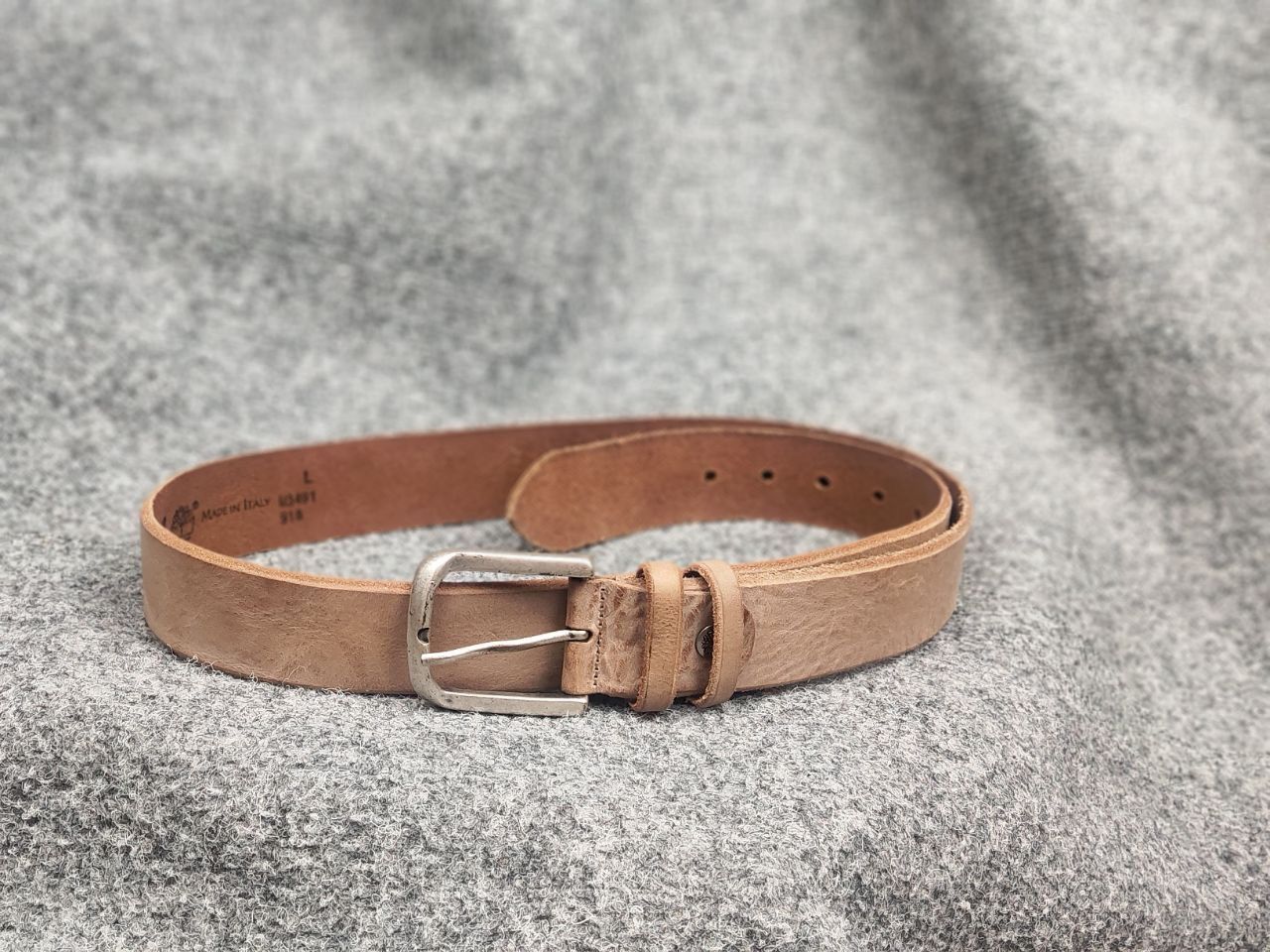 Timberland Timberland Beige Real Leather Minimalist Belt Vintage Style Size ONE SIZE - 4 Thumbnail