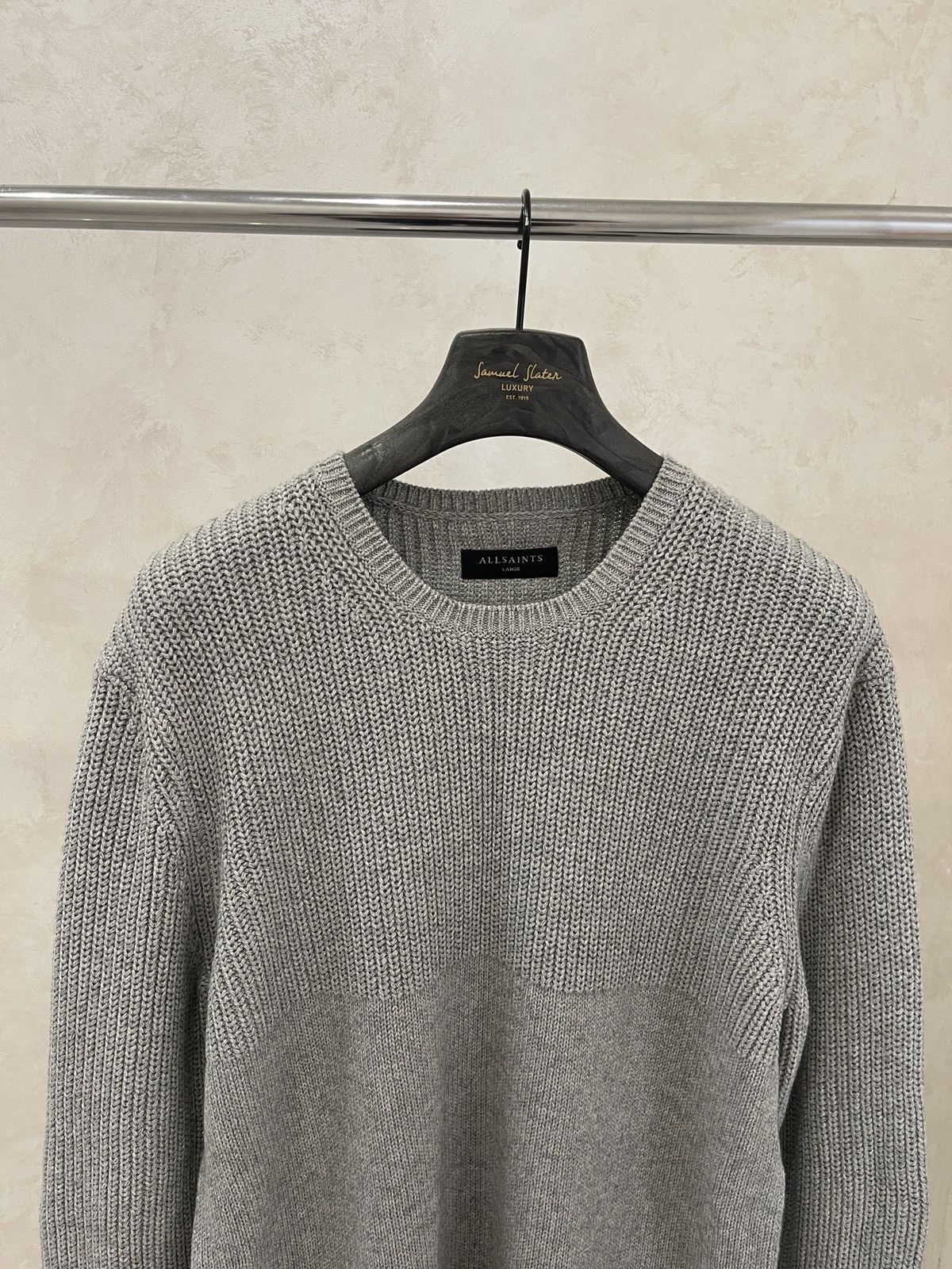 Allsaints Allsaints sweater jumper men’s grey Size US L / EU 52-54 / 3 - 3 Thumbnail