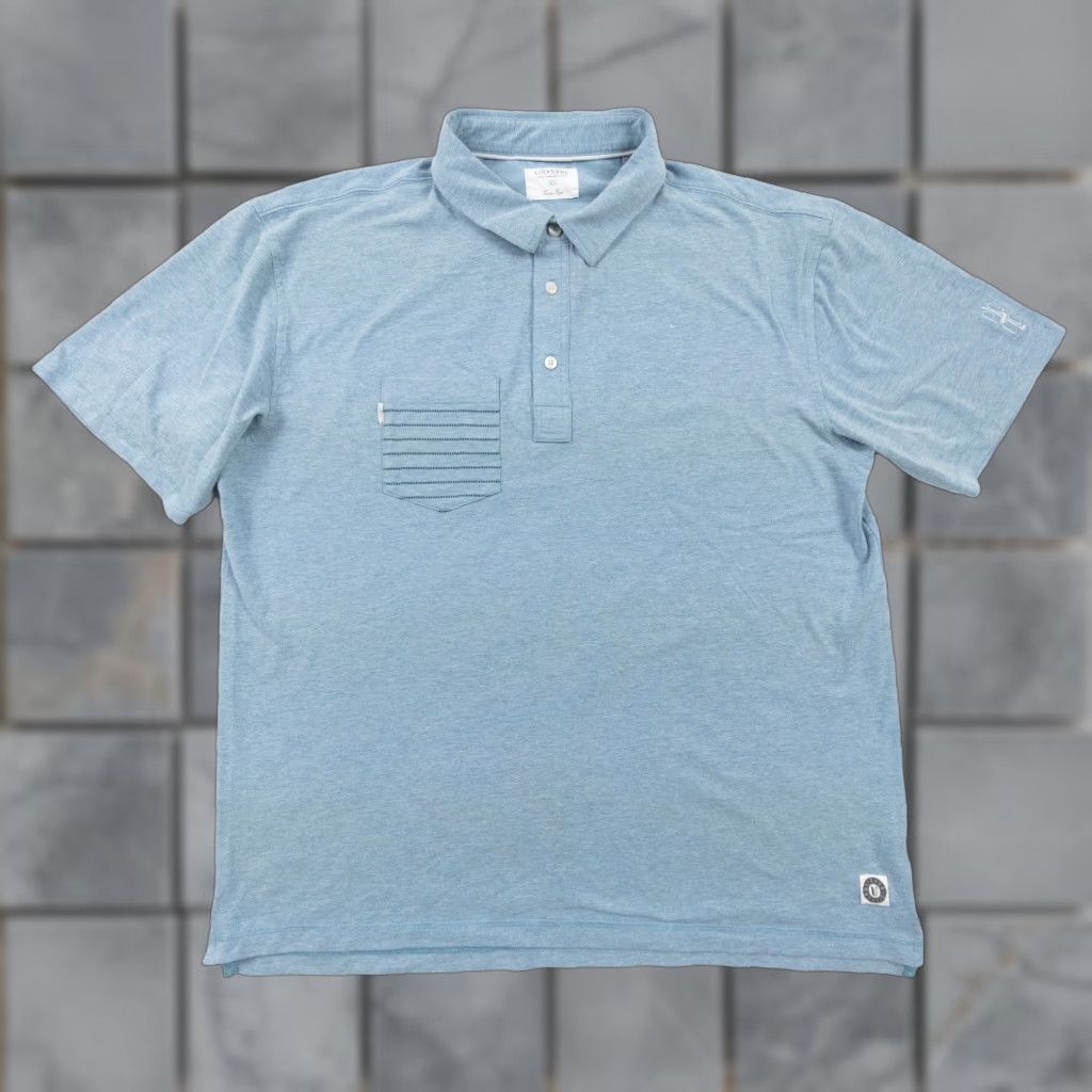 Vintage Linksoul Polo Shirt Mens XL Blue Golf Collared Short Sleeve Pocket Regular Size T-Shirt Not Applicable? Size US XL / EU 56 / 4 - 1 Thumbnail