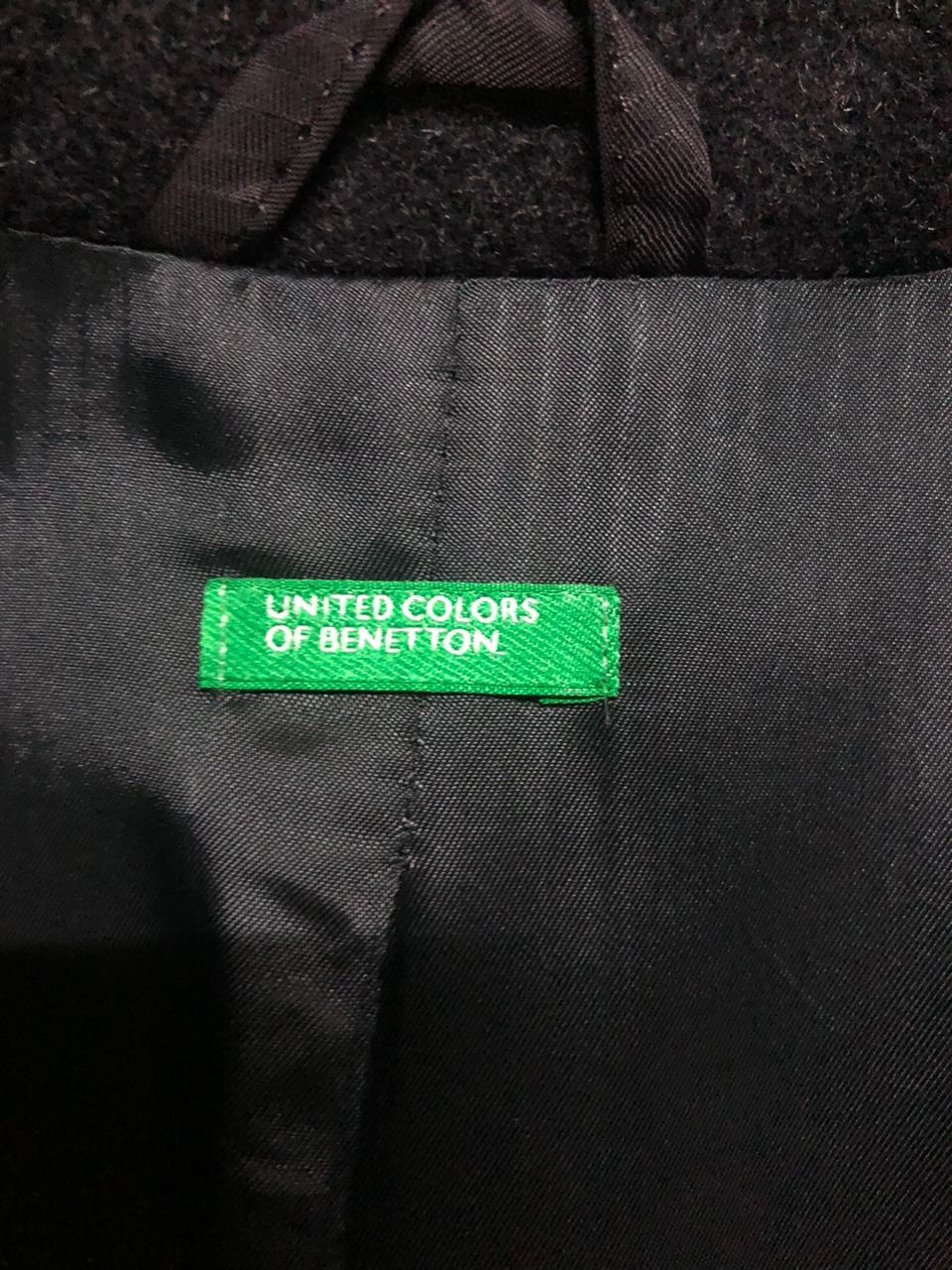 United Colors Of Benetton United Colors Of Benetton Wool Trenchcoat Black Size M / US 6-8 / IT 42-44 - 11 Thumbnail