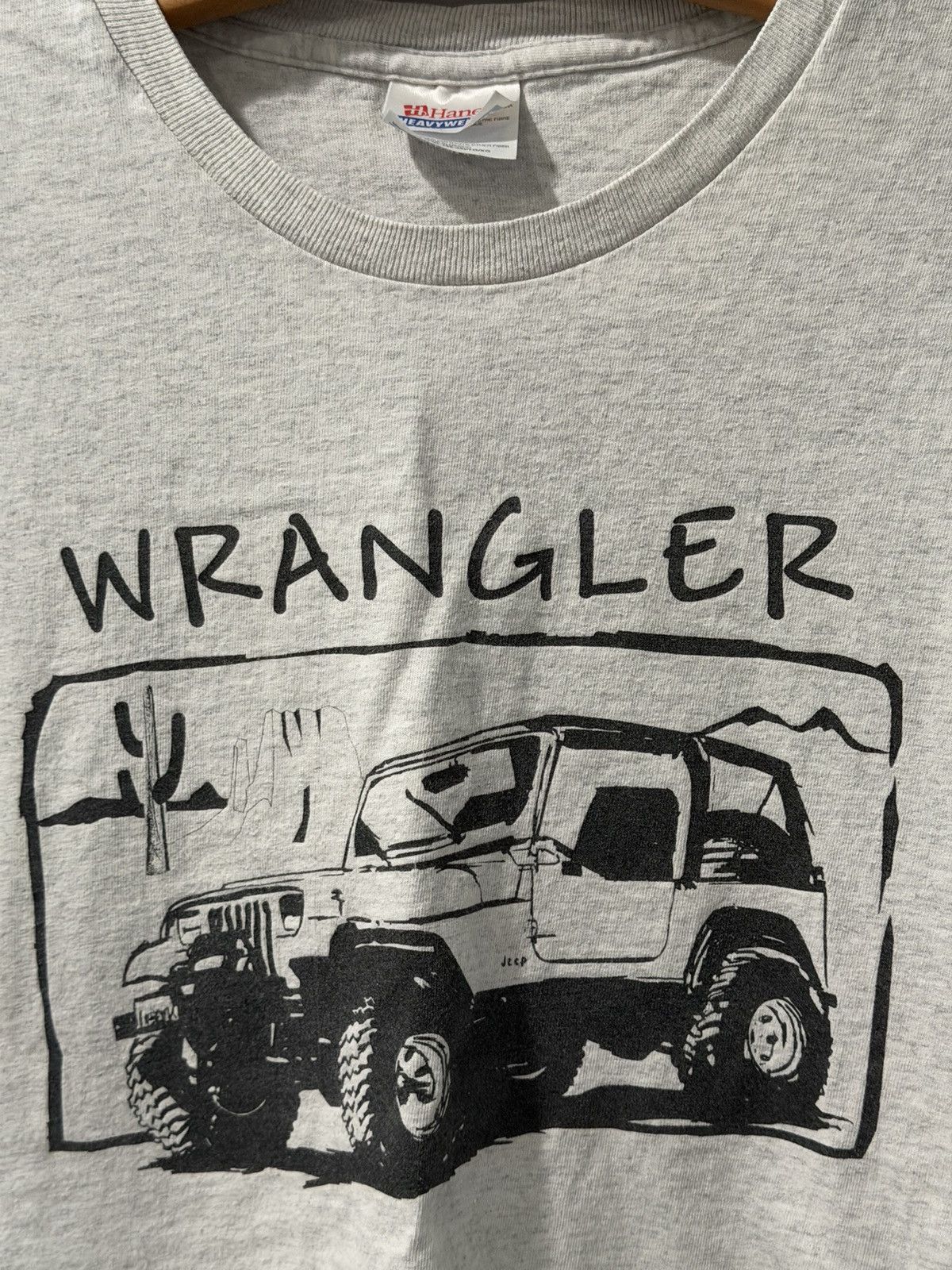 Hanes Vintage Jeep Wrangler Desert Off Road Shirt #2 Size Large Size US L / EU 52-54 / 3 - 2 Thumbnail