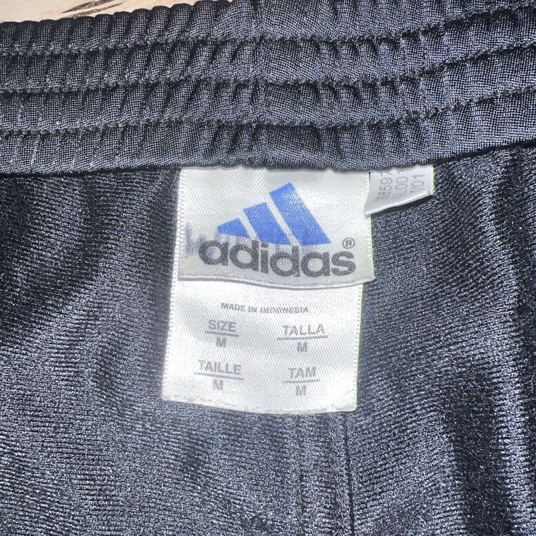 Adidas ADIDAS Basketball Warm-Up Pants Mens Size M Black Side Snap Size US 31 - 5 Thumbnail