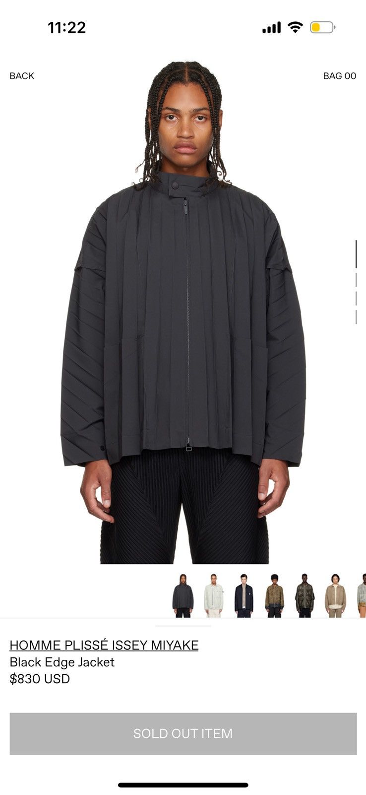 Pleats Please Issey Miyake Homme Plisse Issey Miyake Charcoal Edge Jacket Size US L / EU 52-54 / 3 - 1 Thumbnail