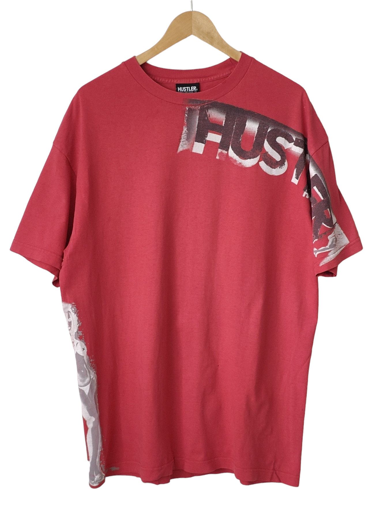 Vintage Hustler VTG 90s Porn Naked Girl Official Vintage tshirt Size US XL / EU 56 / 4 - 1 Thumbnail