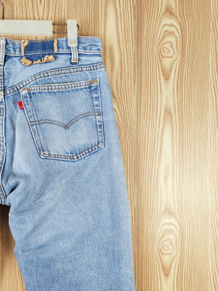 Levi's D Levi's R Vintage Blue Distressed Ripped Jeans #S2701 Size US 32 / EU 48 - 12 Thumbnail