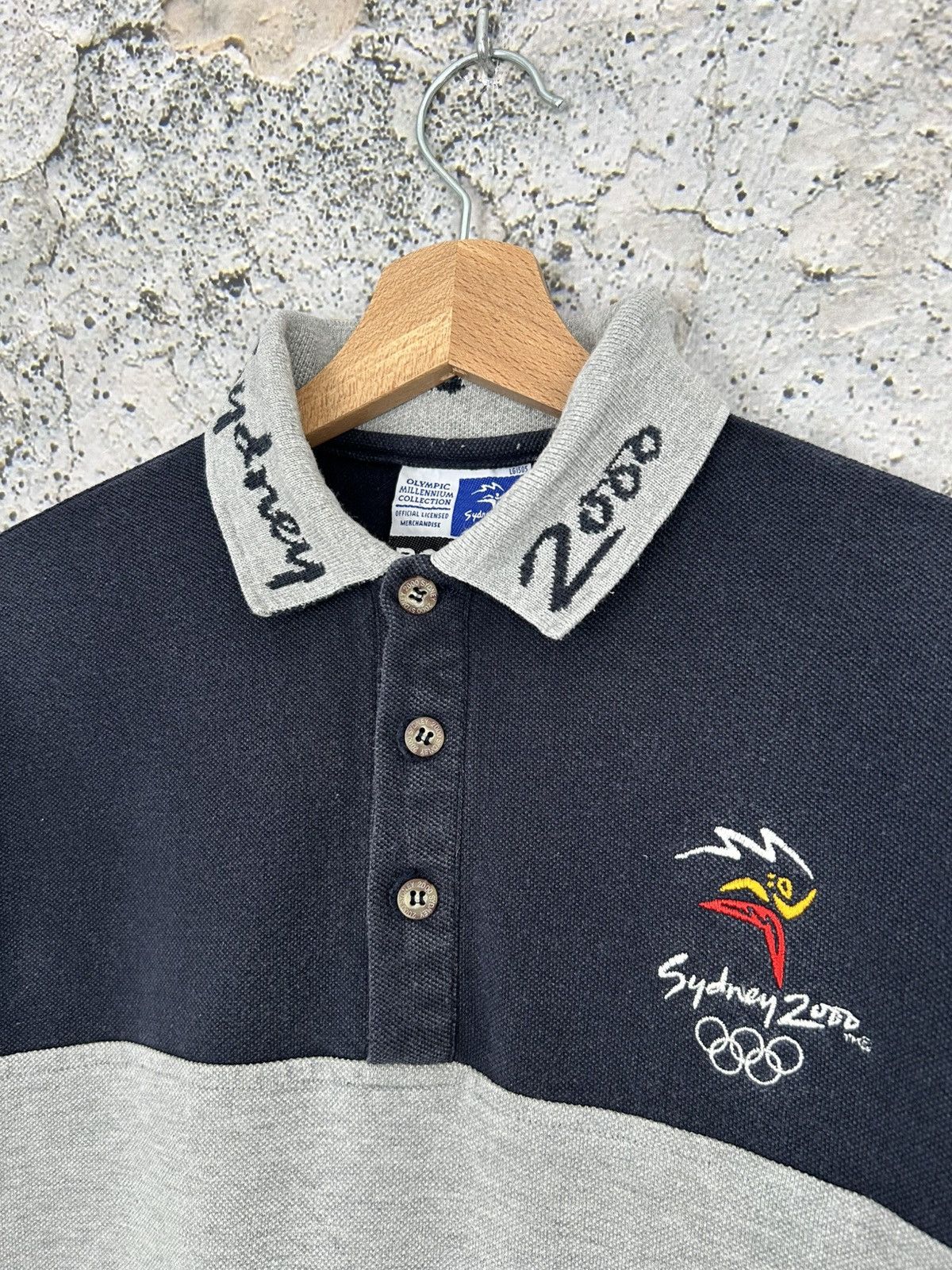 Vintage Vintage Sydney 2000 Olympic Games Polo Tee Sportswear Rare Size US M / EU 48-50 / 2 - 3 Thumbnail