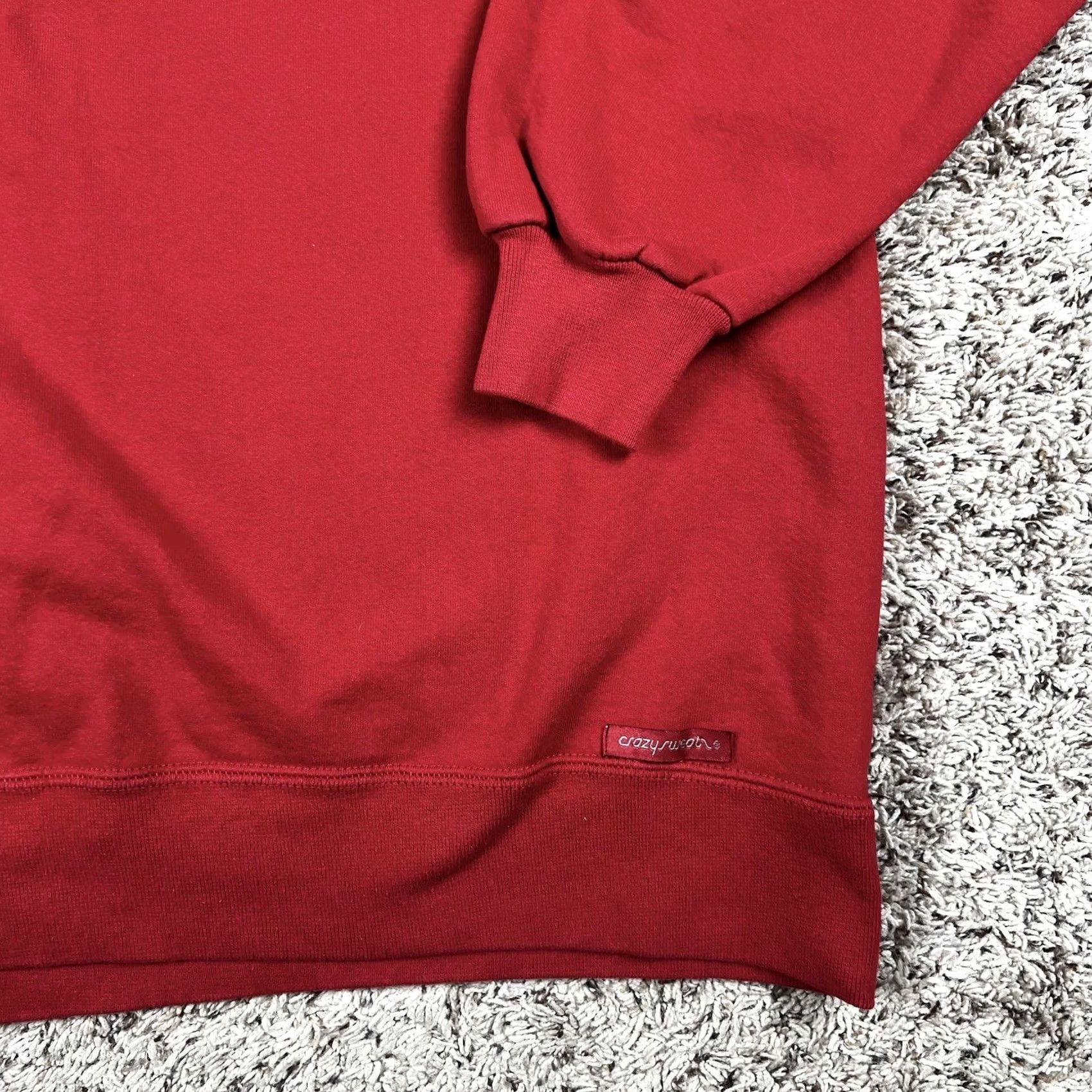 Vintage VINTAGE California Carmel By The Sea Beach Crazy Shirt Crewneck XL Red Sweatshirt 90s Ladies? Mens? Size US XL / EU 56 / 4 - 5 Thumbnail