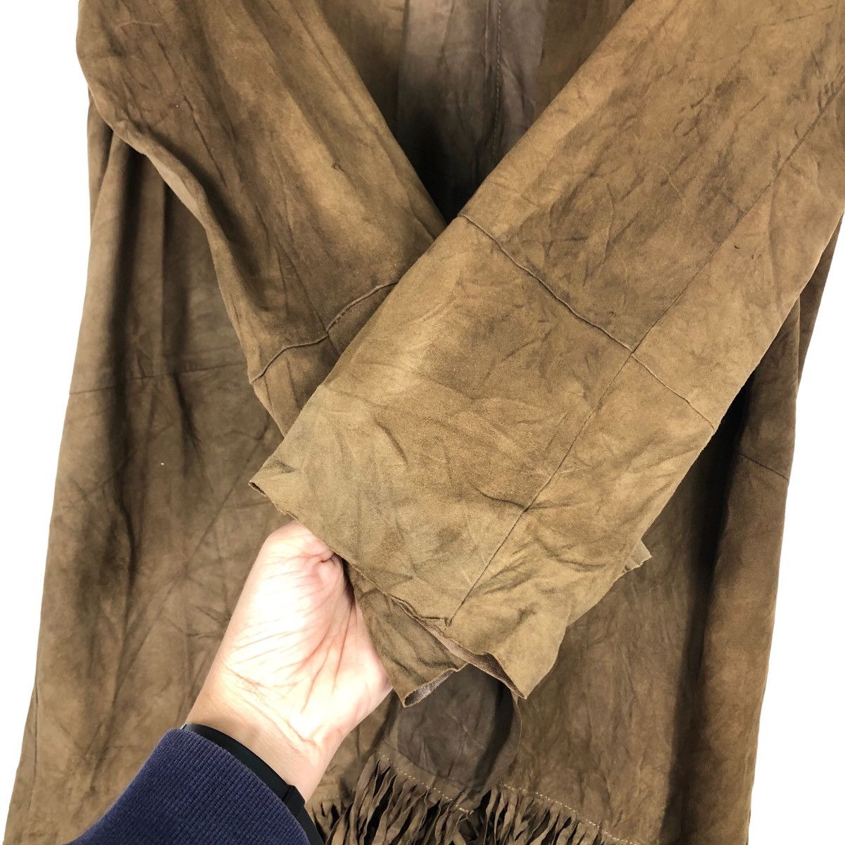 Japanese Brand 🔥Vtg Long Jacket Genuine Leather Caroll Cowboy Design Size US M / EU 48-50 / 2 - 13 Thumbnail