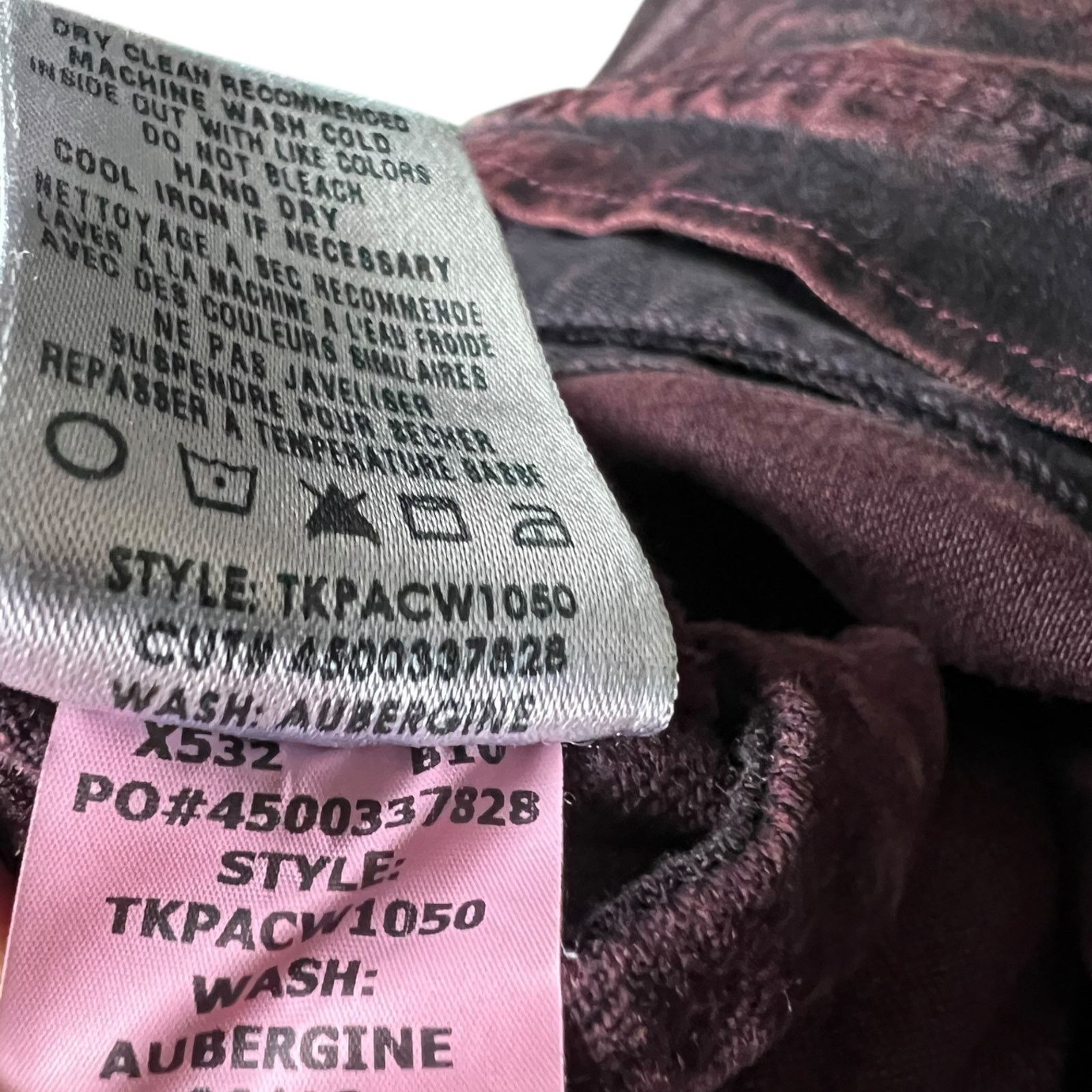 Joe's Joe's Jeans Men's Medium Purple Washed Denim Trucker Jacket Size US M / EU 48-50 / 2 - 8 Thumbnail