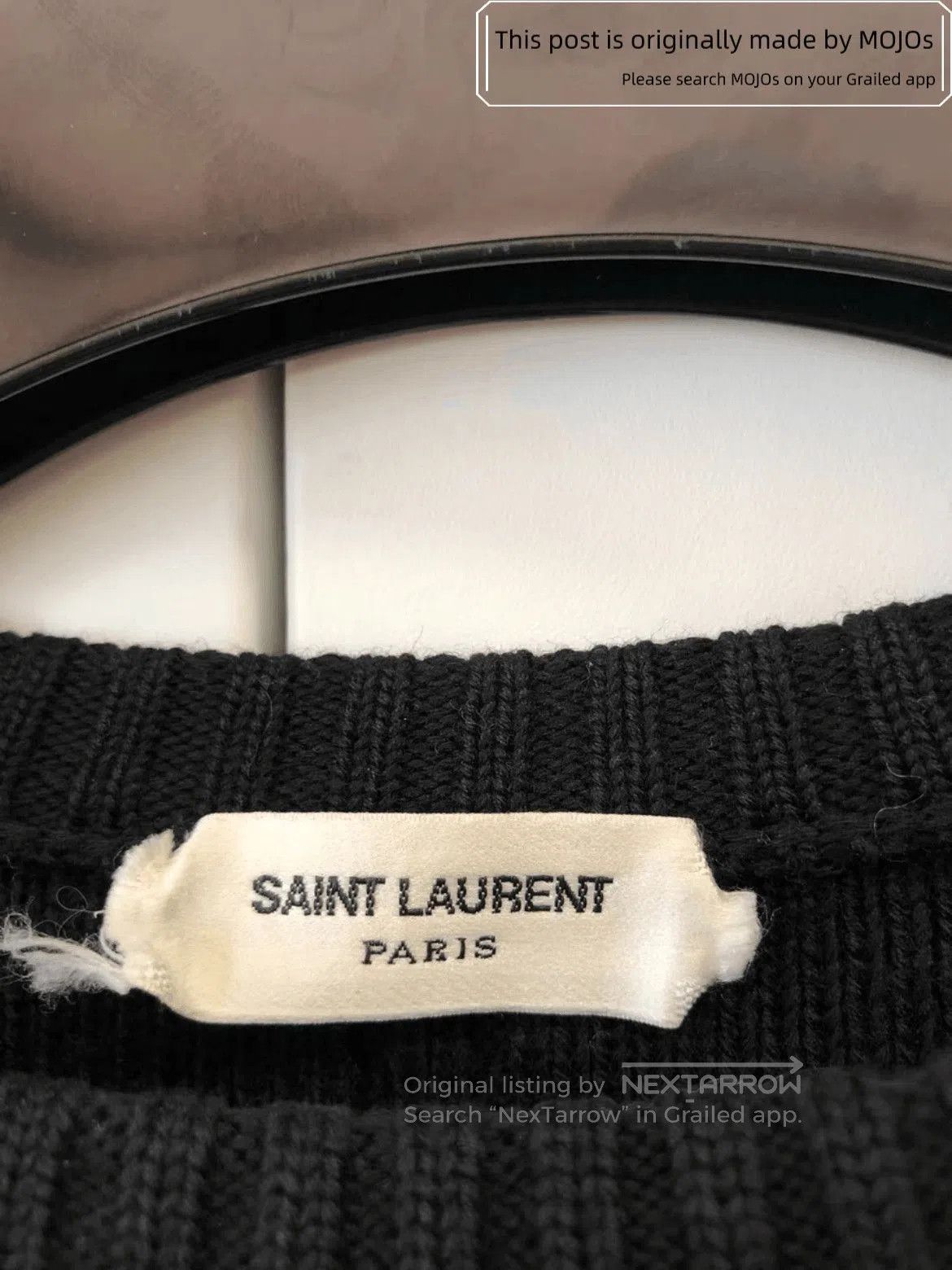 Saint Laurent Paris Saint Laurent Paris Rivet Neck Knitwear. Size US M / EU 48-50 / 2 - 6 Thumbnail