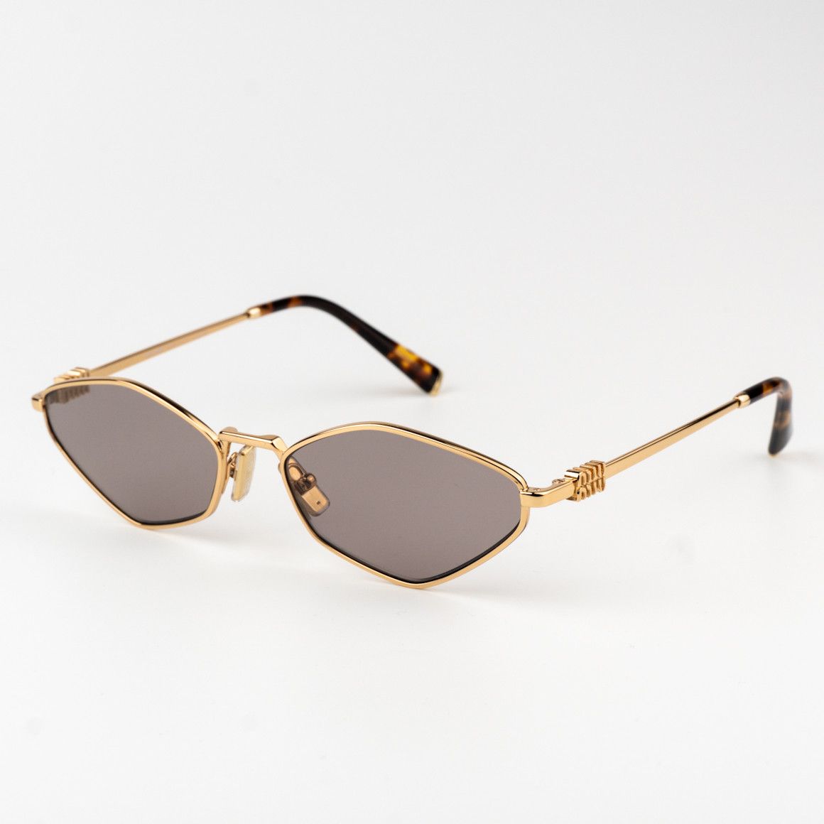 Miu Miu NEW Miu Miu MU56ZS 5AK20I REGARD Geometric Unisex Sunglasses Size ONE SIZE - 3 Thumbnail