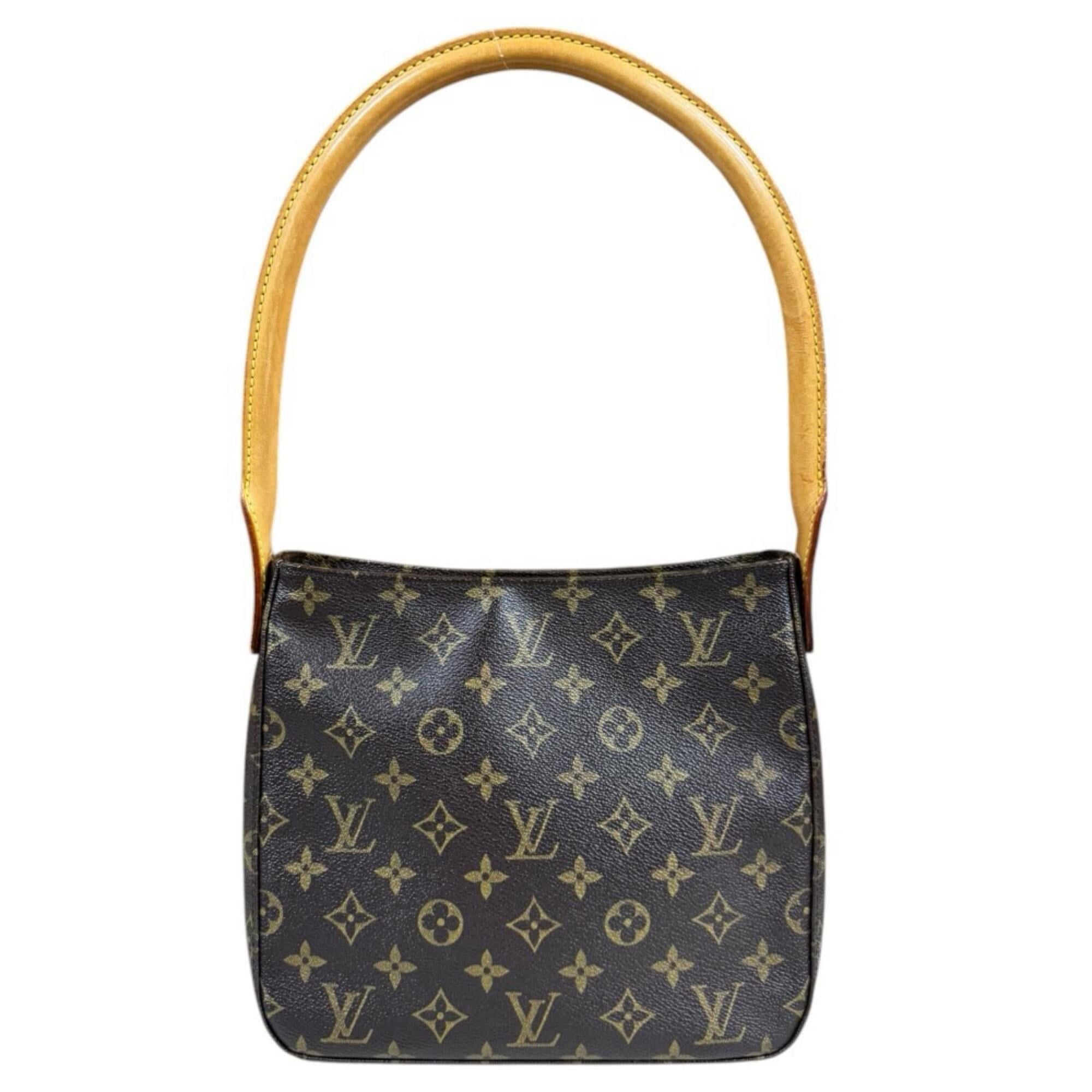 Louis Vuitton Louis Vuitton Looping MM Monogram Shoulder Bag, Canvas M51146 Brown, Women's LOUIS VUITTON Size ONE SIZE - 1 Thumbnail