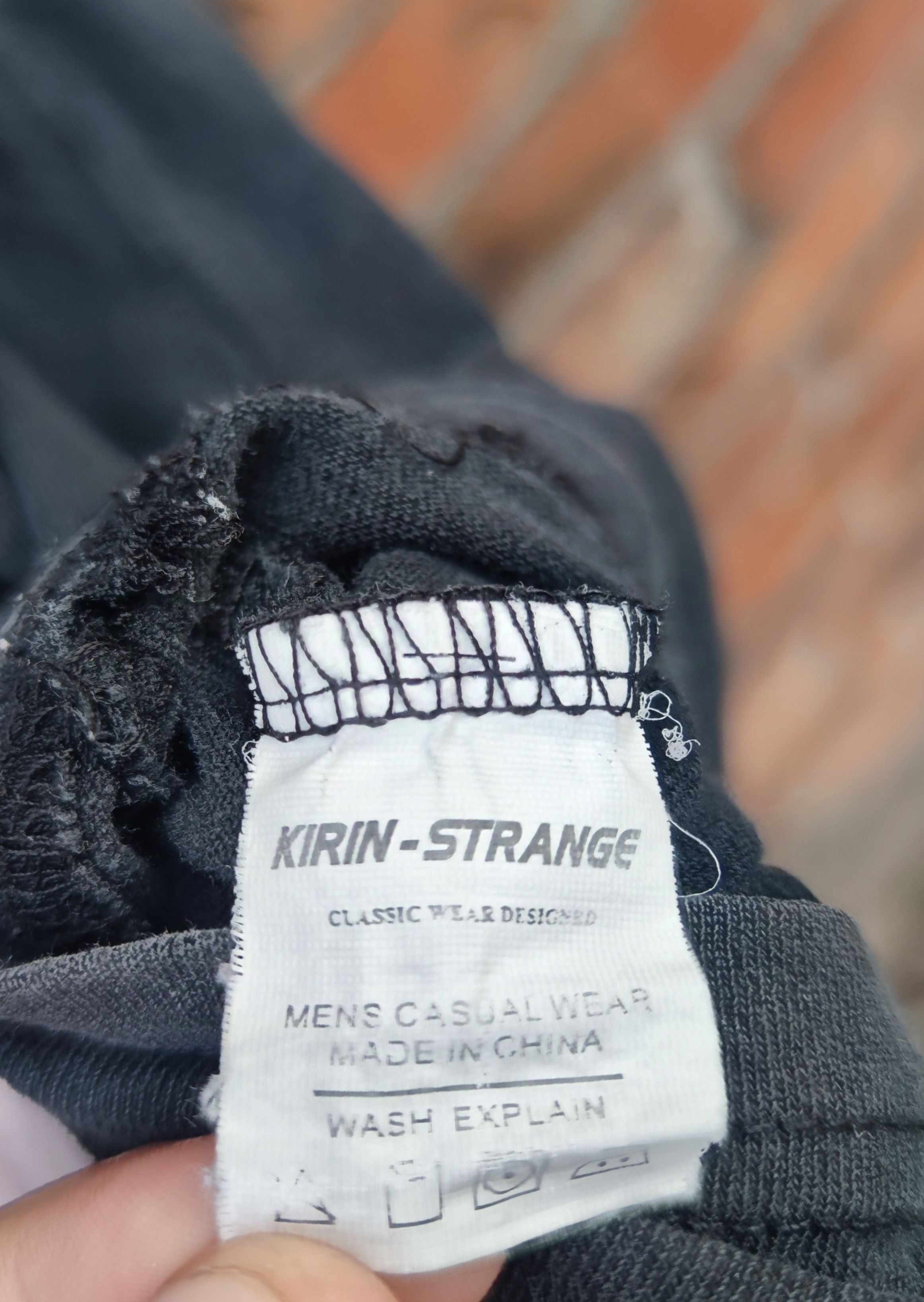 Designer Kirin Strange Oversized Black Garment Dyed Streetwear tee Size US M / EU 48-50 / 2 - 6 Thumbnail