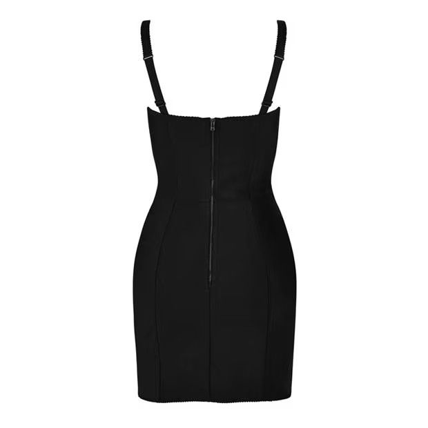 Dolce & Gabbana o1g2r1mq1024 Mini Dresses in Nero Size M / US 6-8 / IT 42-44 - 2 Thumbnail