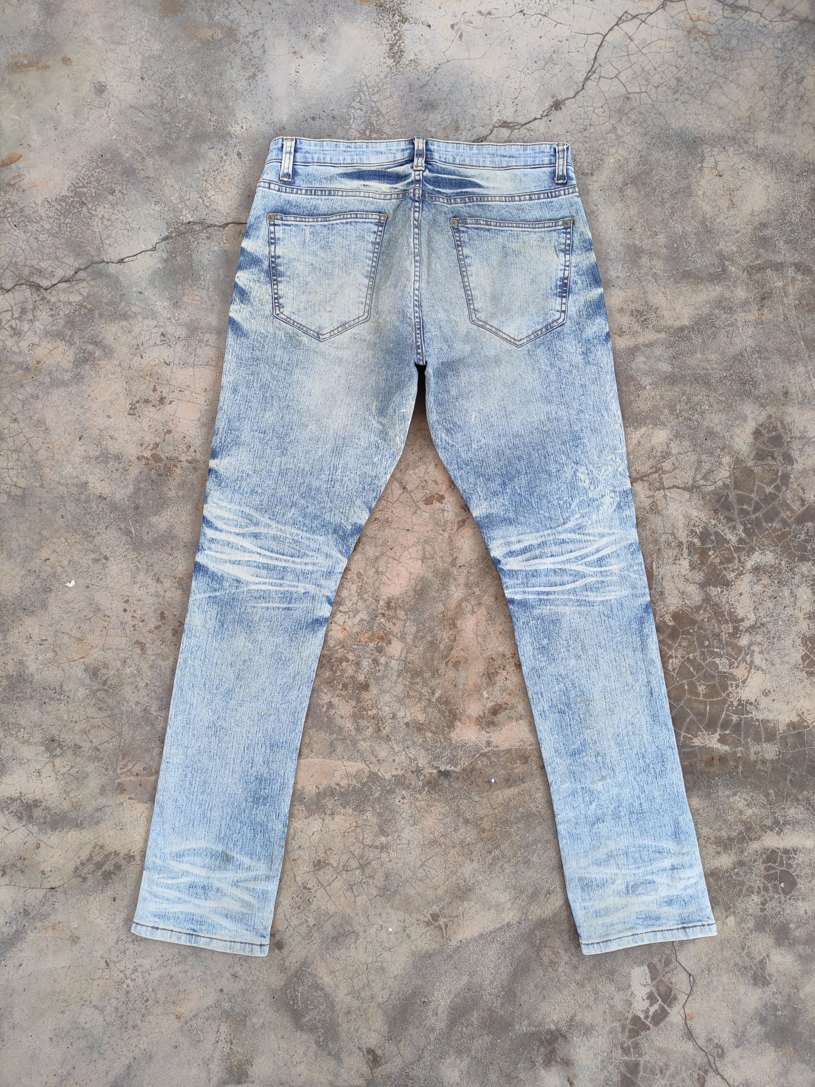 Japanese Brand × Vintage W33 VINTAGE JAPANESE FADED DISTRESSED JEANS PANTS Size US 33 - 11 Thumbnail