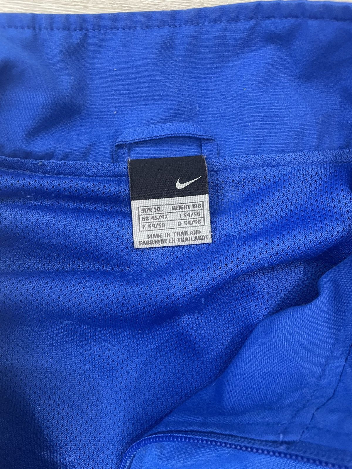 Nike Nike Blue Track Jacket Vintage Y2K Zip Up XL White Stripes Size US XL / EU 56 / 4 - 3 Thumbnail
