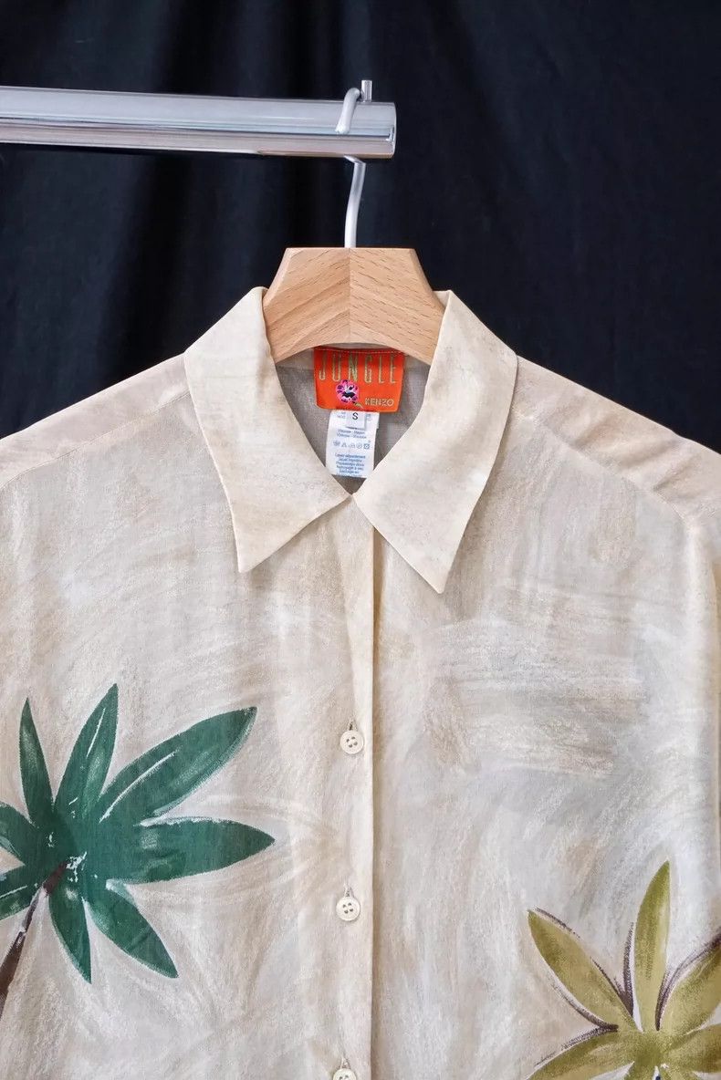 Kenzo KENZO Silk long shirt with no sleeves printed Size S / US 4 / IT 40 - 3 Thumbnail