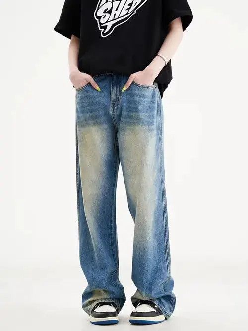 Jean fade skate distressed baggy jeans Size US 32 / EU 48 - 2 Thumbnail