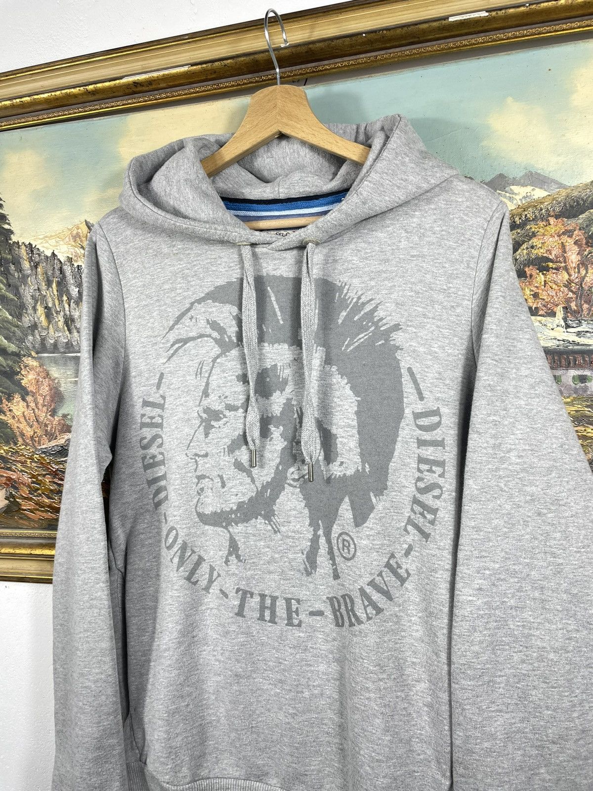 Diesel Diesel Retro Y2k Avant Garde Cyber Face Hoodie Baggy Loose Size US M / EU 48-50 / 2 - 4 Thumbnail