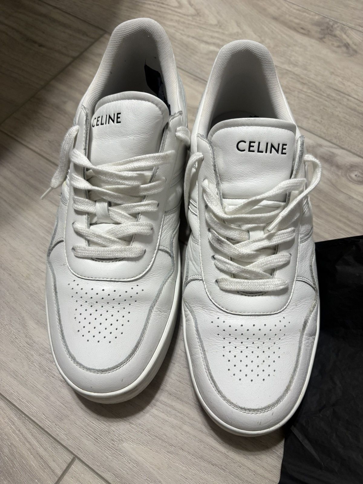 Celine Celine Trainer Low Lace-Up Sneaker in Calfskin Size US 8.5 / EU 41-42 - 3 Thumbnail