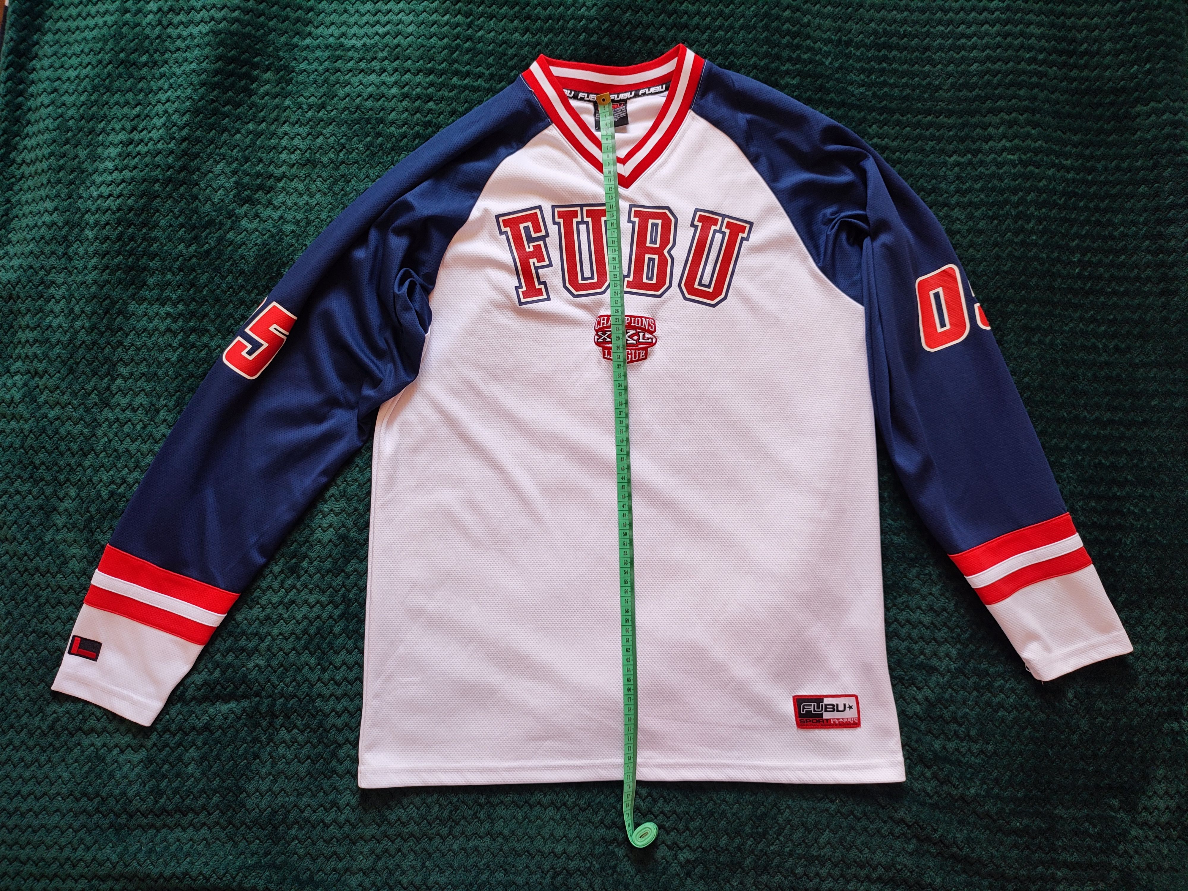 Fubu × Vintage FUBU Vintage 90s Jersey Old School Hip Hop Shirt Long Sleeve Size US M / EU 48-50 / 2 - 5 Thumbnail