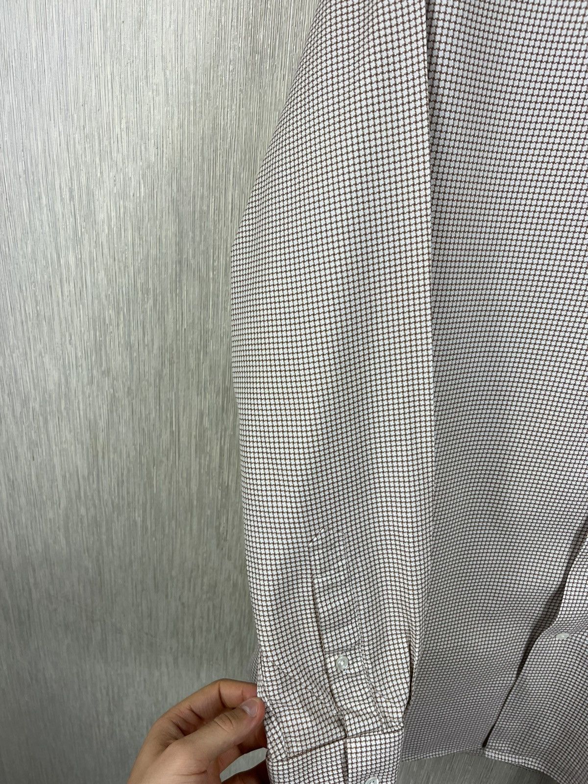 Balmain Balmain patterned shirt with pocket logo B casual classic Size US M / EU 48-50 / 2 - 12 Thumbnail
