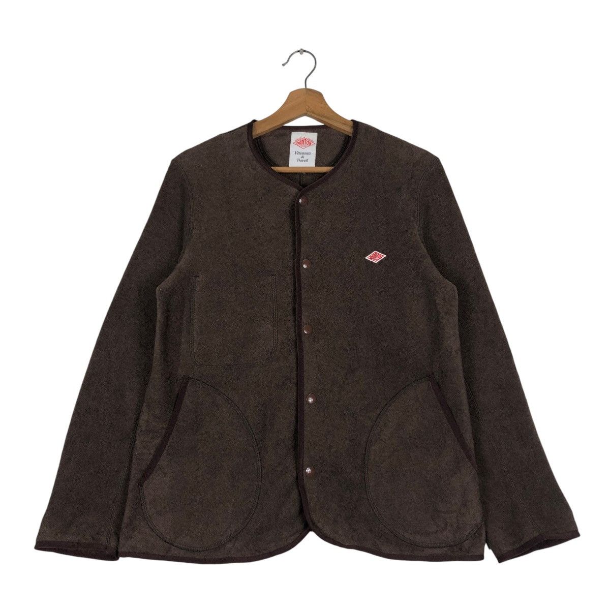 Danton × Japanese Brand 🔥VINTAGE CHORE WOOL JACKET DANTON ISSEY MIYAKE Size M / US 6-8 / IT 42-44 - 1 Thumbnail
