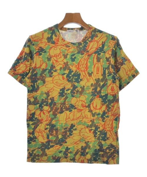 Short Sleeve Overall Pattern Cotton Tshirt Multicolor