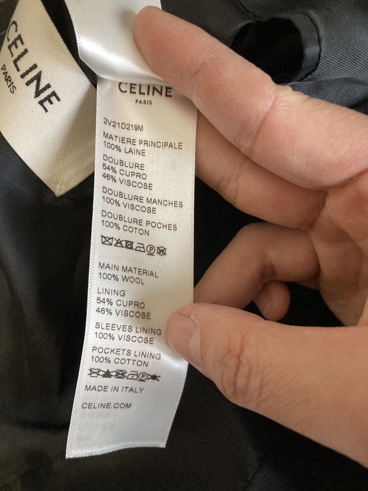 Celine CELINE BY HEDI SLIMANE 21SS RUNWAY BLAZER AND PANTS SUITS Size 44R - 13 Thumbnail