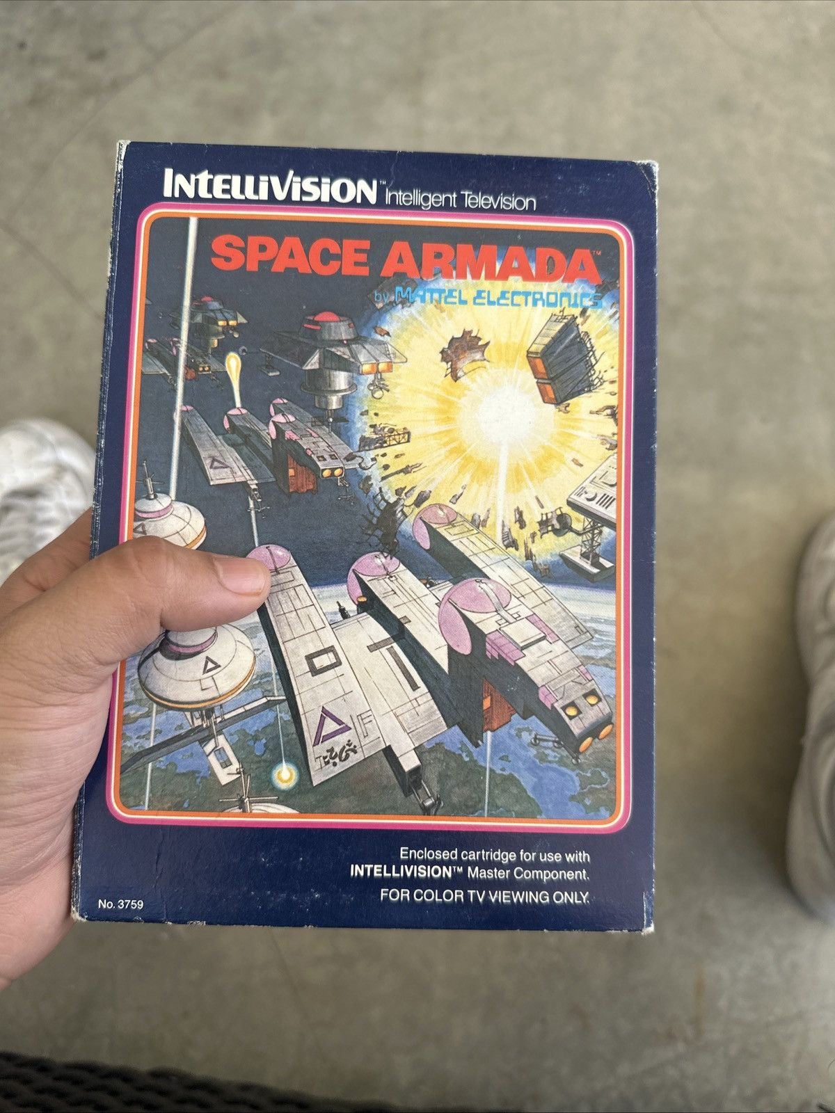 Nintendo Vintage Intellivoice Space Armada In Box Game Cartridge Size ONE SIZE - 6 Thumbnail