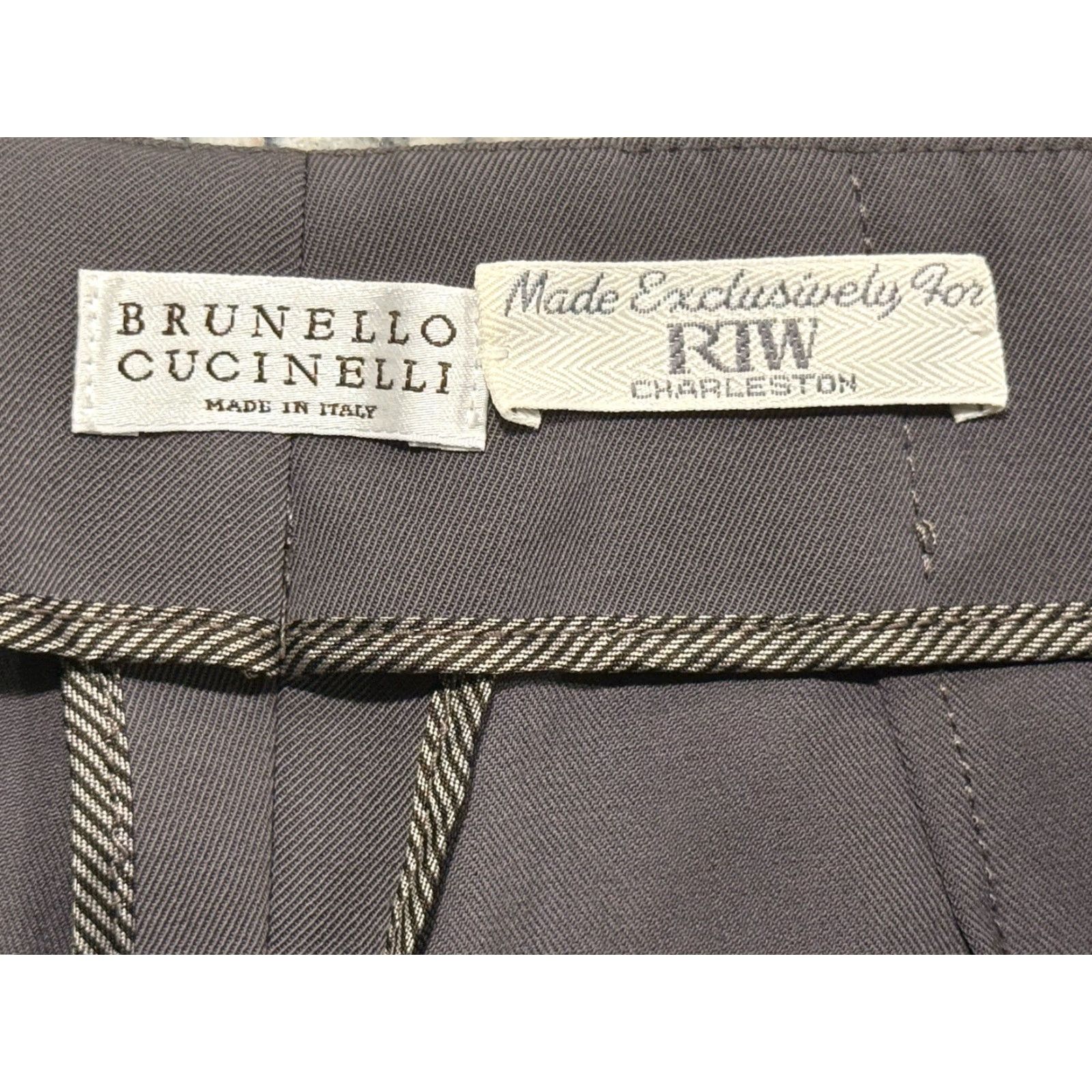 Brunello Cucinelli Brunello Cucinelli Wool Blend Gray Women’s Pants Sz 4, 26x26.5 Size 27" / US 4 / IT 40 - 5 Thumbnail