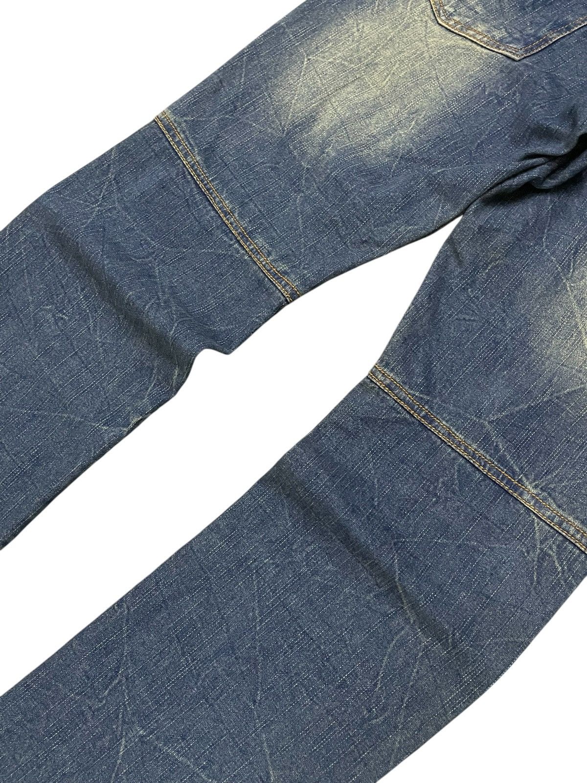 Hysteric Glamour × In The Attic × Japanese Brand In The Attic Japan Muddy Wash Honeycomb Embellished Jeans Size US 30 / EU 46 - 13 Thumbnail