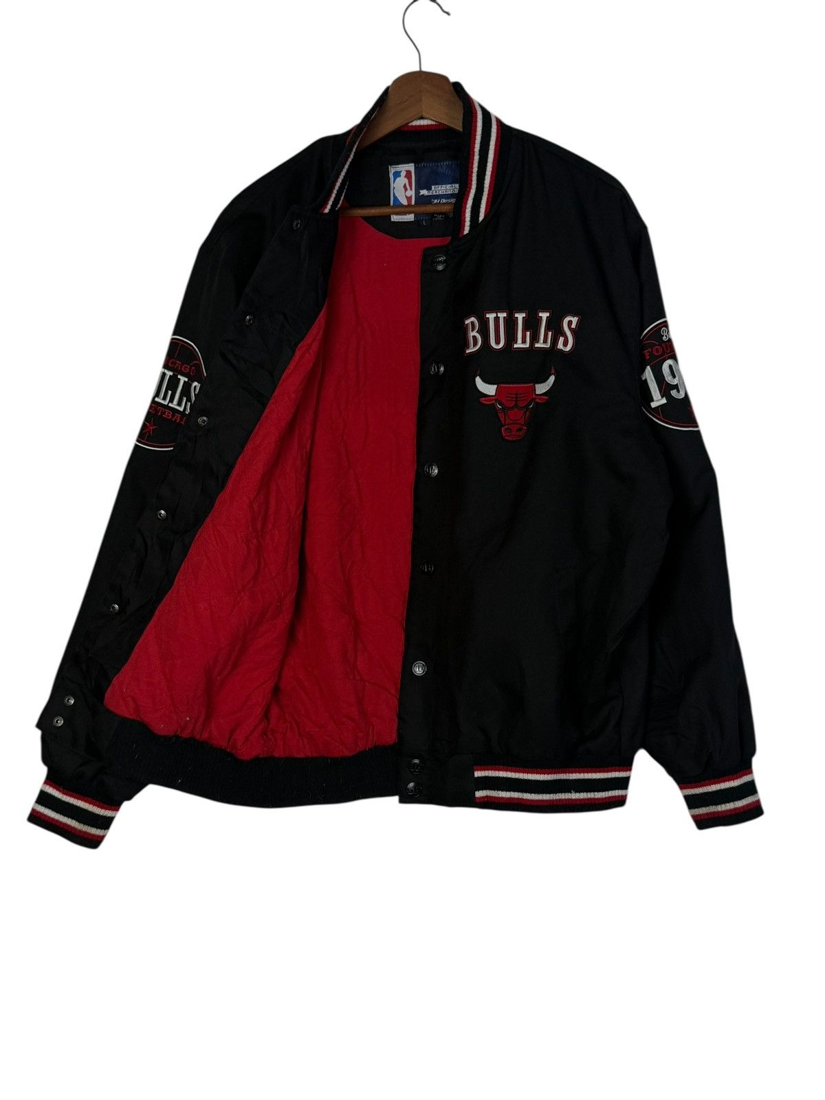 NBA Vintage 90s Chicago Bulls Varsity Jacket Size US XL / EU 56 / 4 - 5 Thumbnail