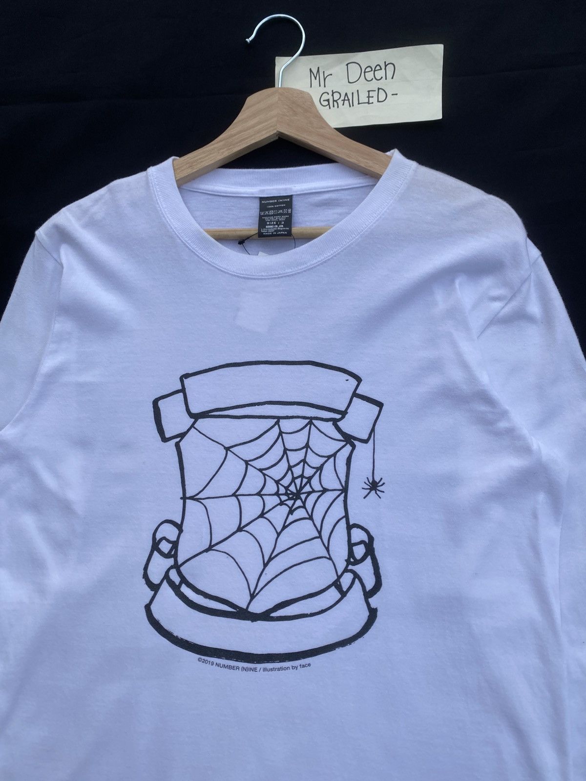 Number (N)ine Rare Number Nine Illustration For Face Lambretta Longsleeve Size US M / EU 48-50 / 2 - 9 Thumbnail