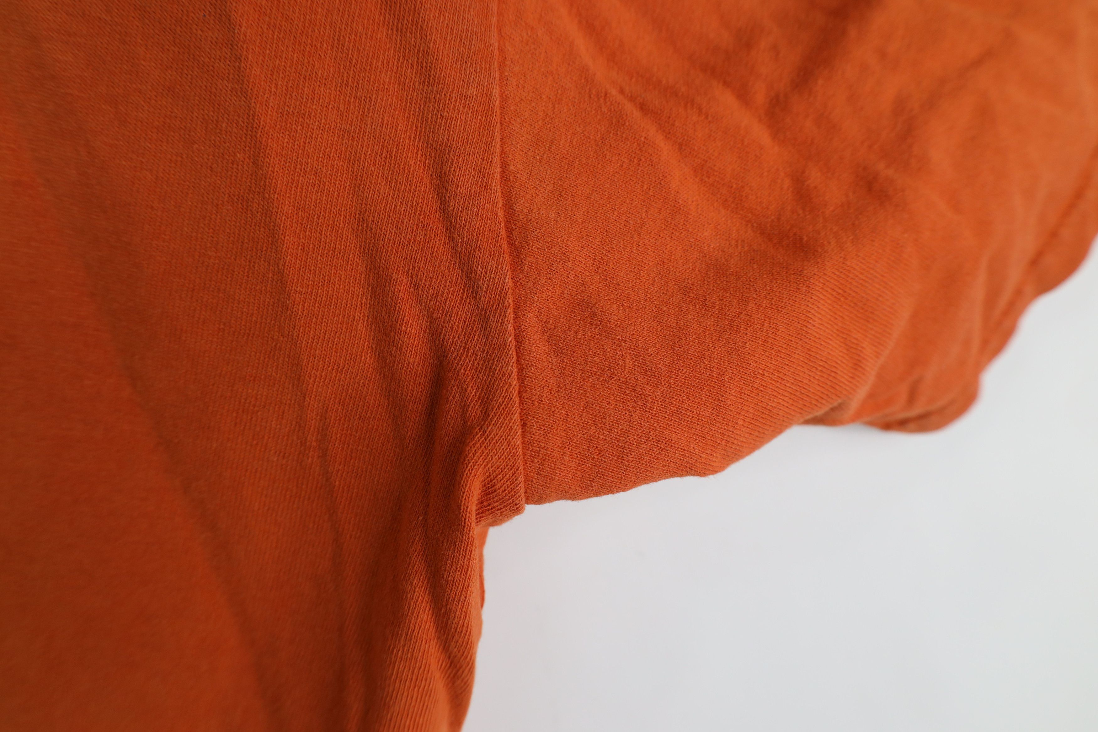Nike Vintage 90s Y2K Nike Scott Big Center Swoosh T-Shirt Orange Size US XL / EU 56 / 4 - 11 Thumbnail