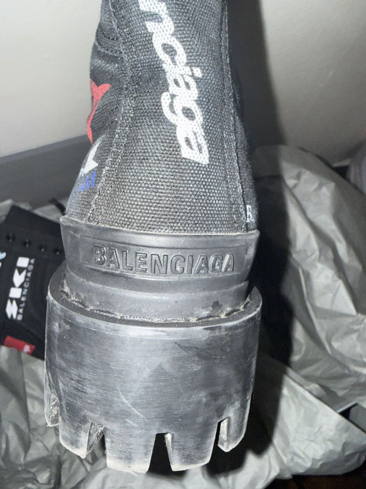 Balenciaga Balenciaga Combat Strike Boots Size US 9 / EU 42 - 12 Thumbnail