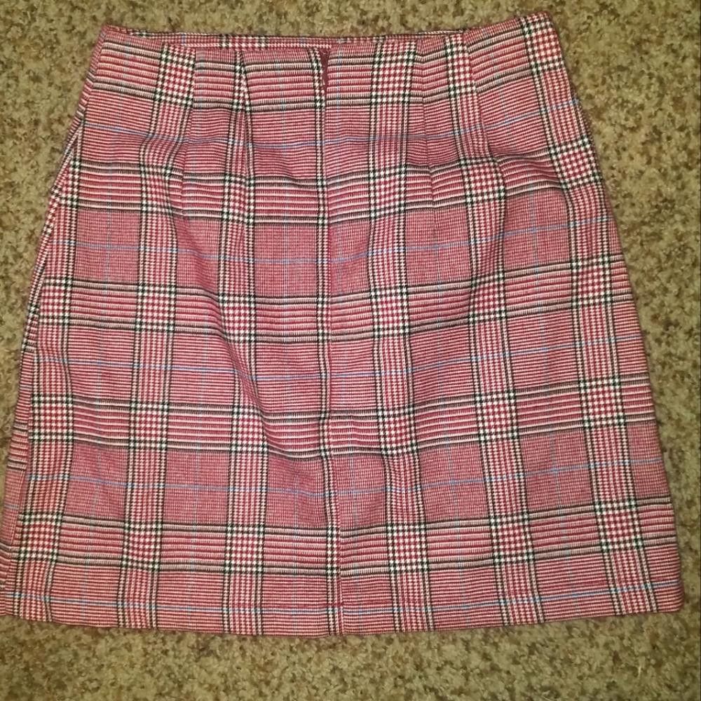 Designer John Gault Brandy Melville Plaid Skirt Size 30" / US 8 / IT 44 - 2 Thumbnail