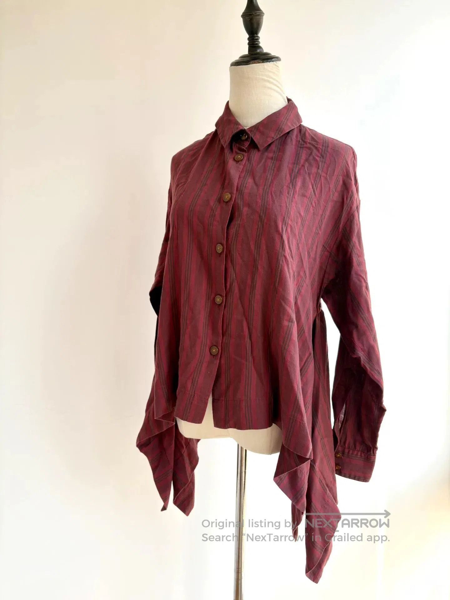 Vivienne Westwood vivienne westwood red striped asymmetrical shirt. Size M / US 6-8 / IT 42-44 - 2 Thumbnail