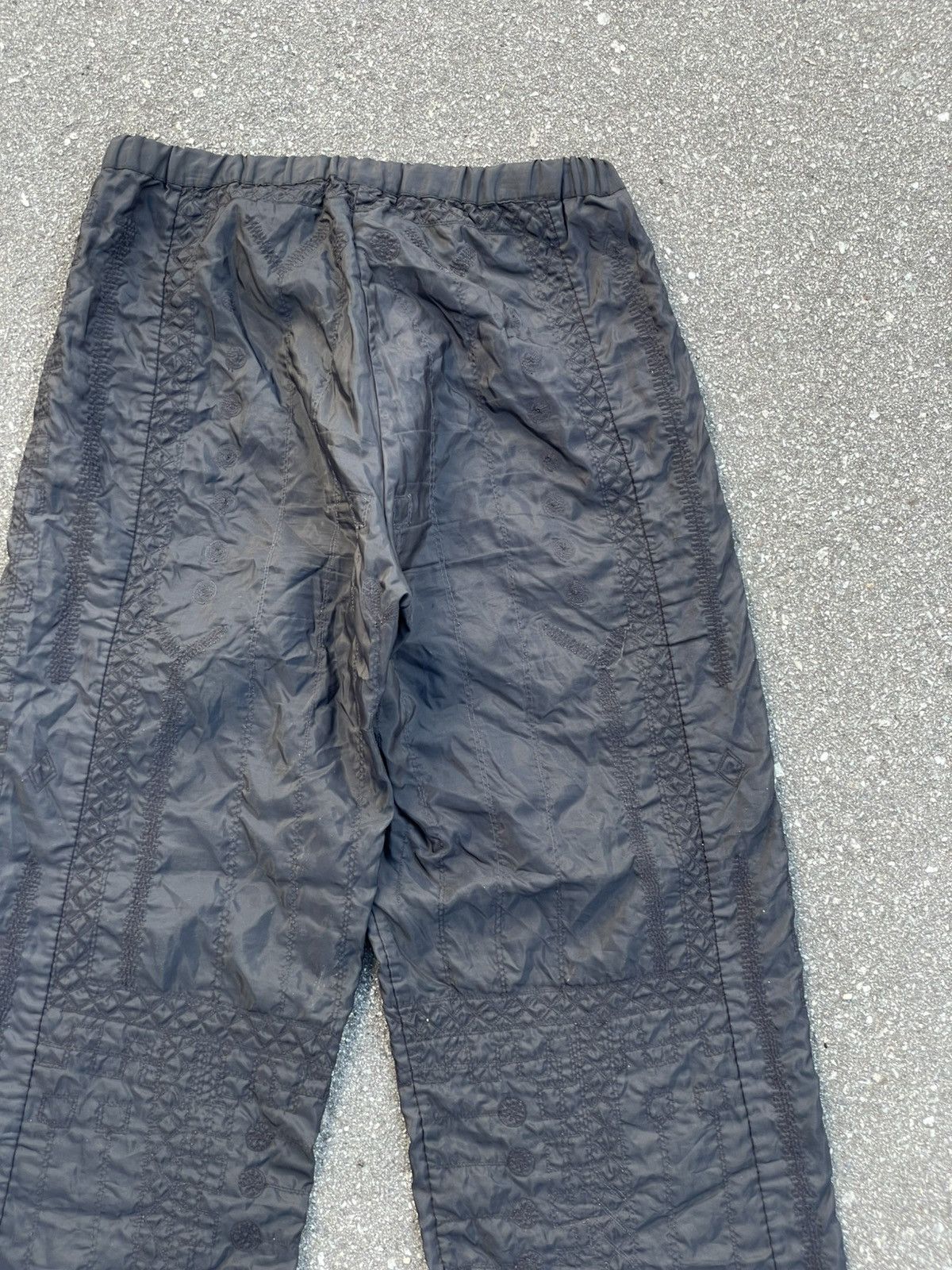 Issey Miyake Sashiko Stitched Crinkle Pant Size 30" / US 8 / IT 44 - 6 Thumbnail