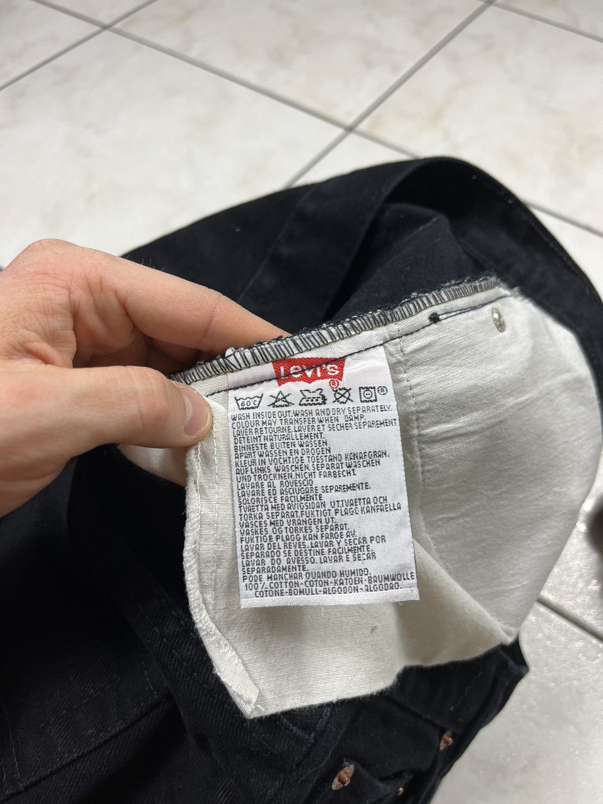 Levi's × Levi's Vintage Clothing × Vintage Vintage 90s Levi’s 501 velvet pants casual USA denim jeans Size US 36 / EU 52 - 24 Thumbnail