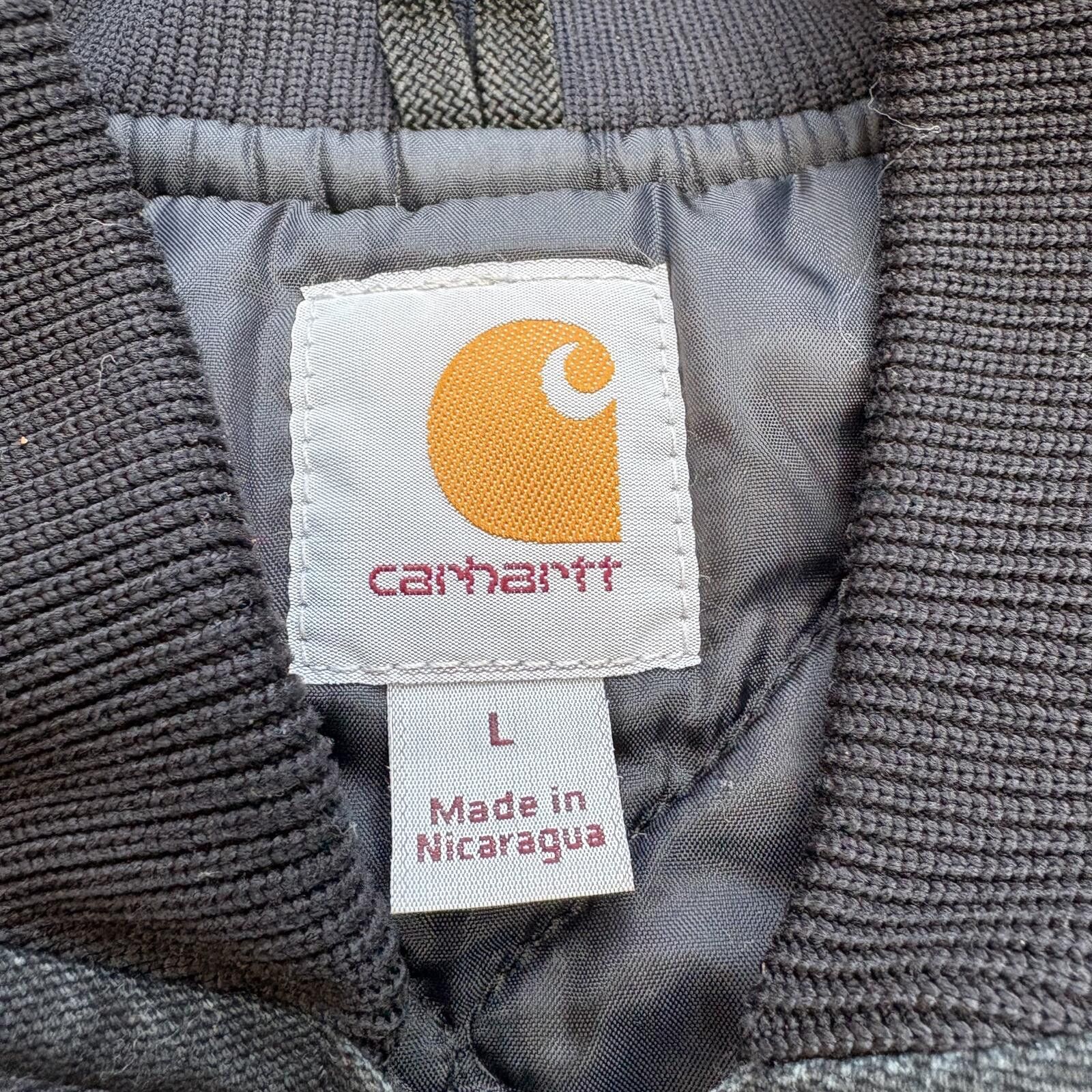 Carhartt Vintage 90s Y2K Black Carhartt Workwear Grunge Canvas Vest Size US L / EU 52-54 / 3 - 3 Thumbnail