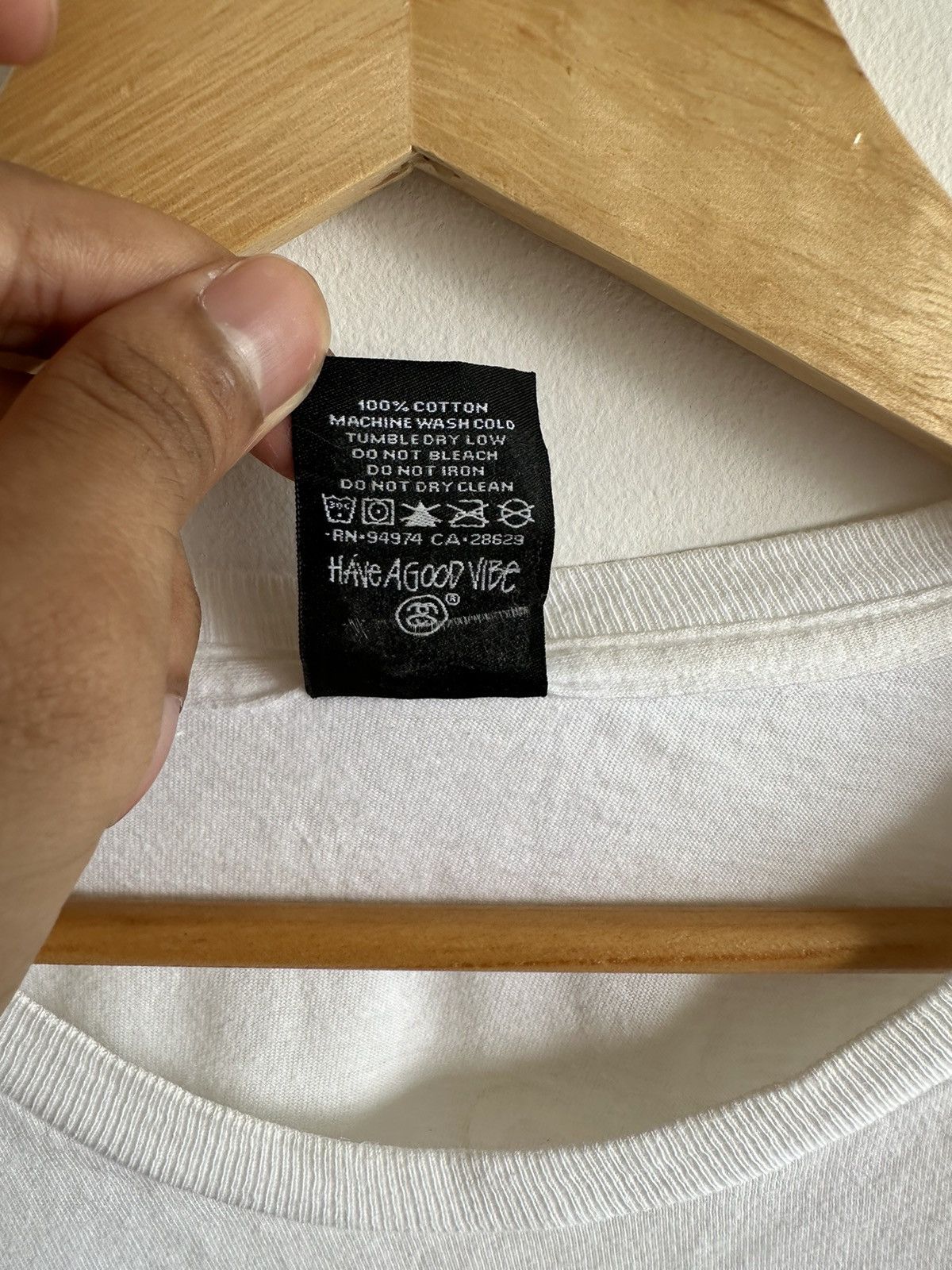 Stussy × Vintage Vintage Stussy World Tour 2 Side Print Streetwear Size US M / EU 48-50 / 2 - 4 Thumbnail