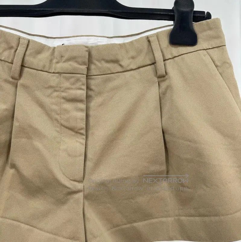 Miu Miu Miu Miu Khaki Cotton Logo Embroidered Shorts . Size 23" - 3 Thumbnail