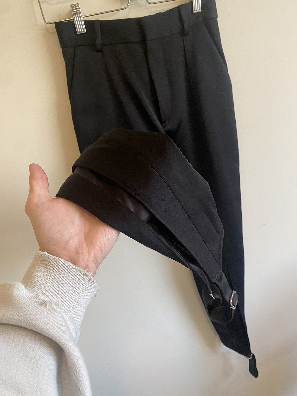 Y/Project Y/Project Stirrup Black Pants Sky Trousers Rise Size 24" / US 00 / IT 34 - 12 Thumbnail