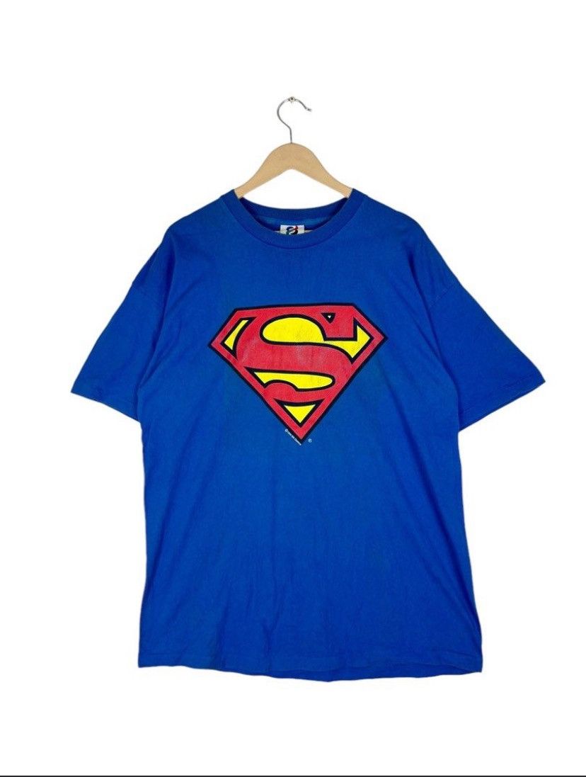 DC Comics × Marvel Comics × Vintage Vintage 90 Superman by D.C comic | Robin | Batman | Jokers Size US XL / EU 56 / 4 - 1 Thumbnail