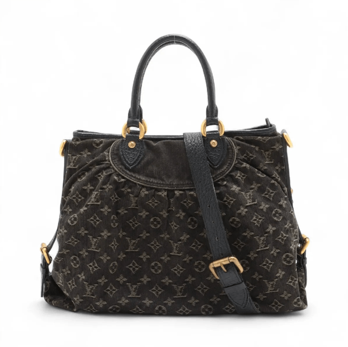 Monogram Denim Neo Cabby GM